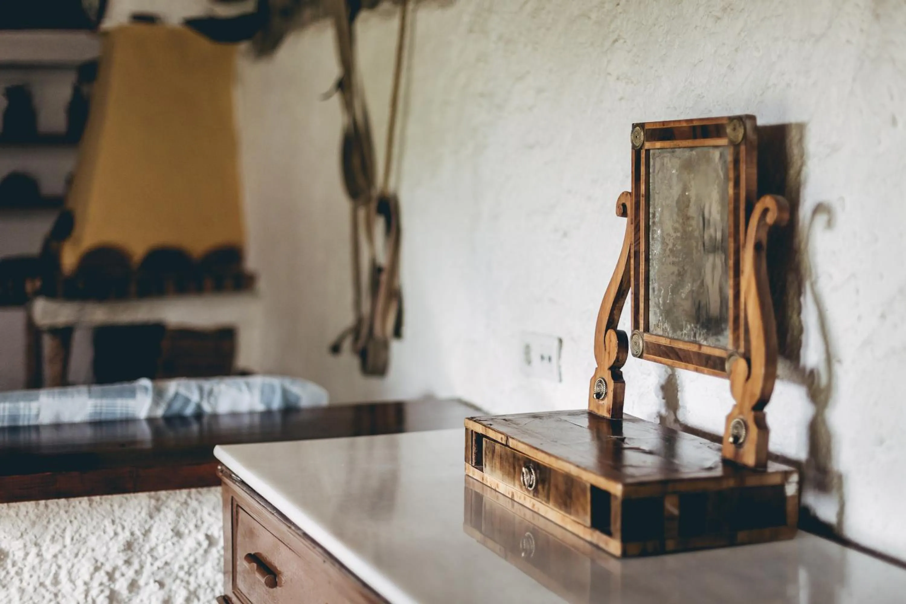 Decorative detail, Bed in Casas Cueva Tio Tobas Guadix