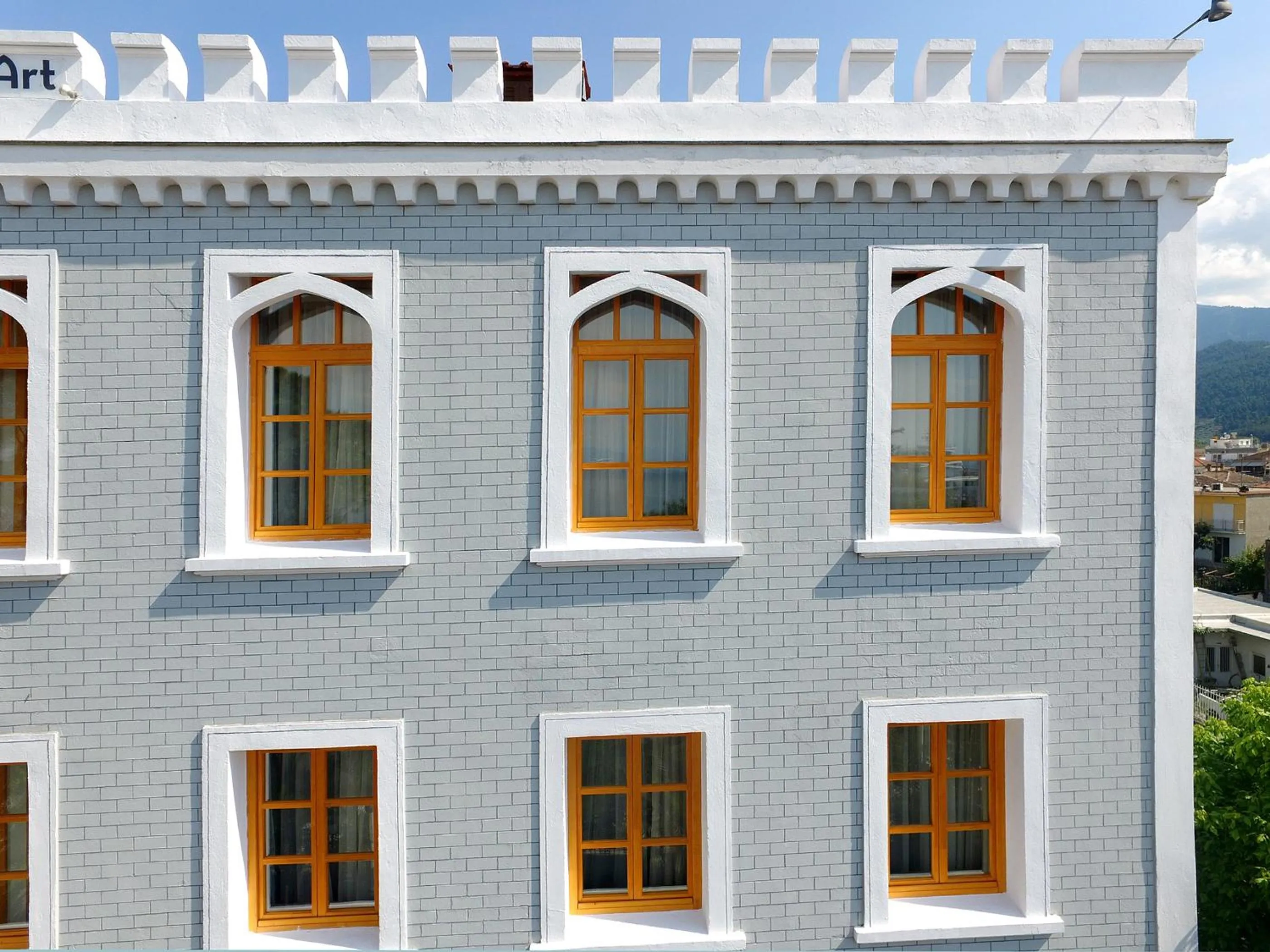 Facade/entrance in A for Art Hotel