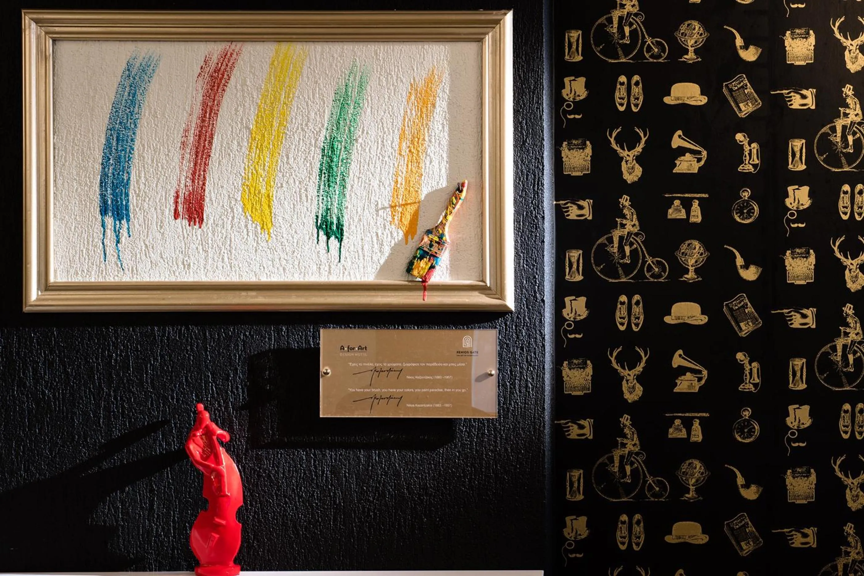 Lobby or reception in A for Art Hotel