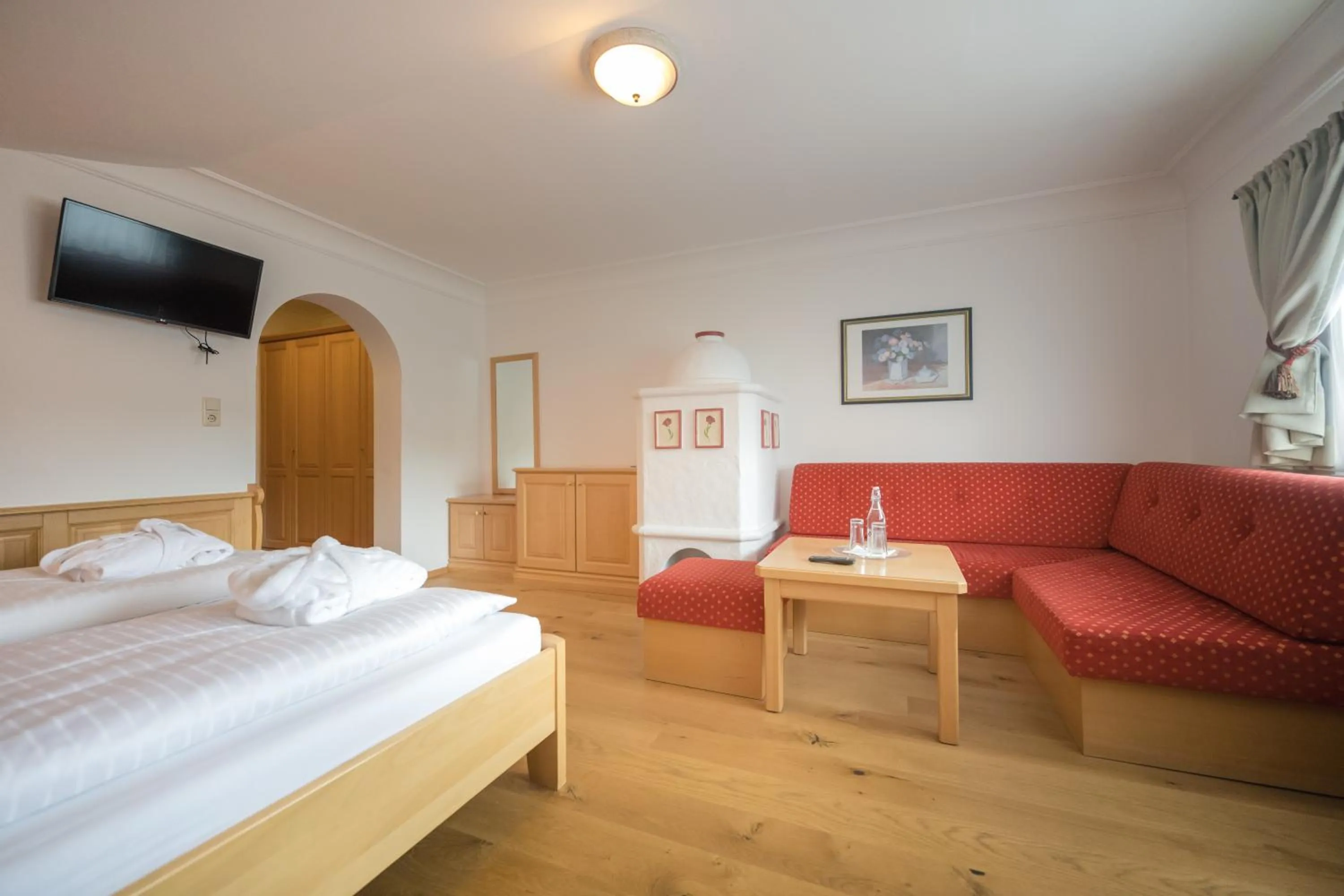 Bed in Hotel Schartner