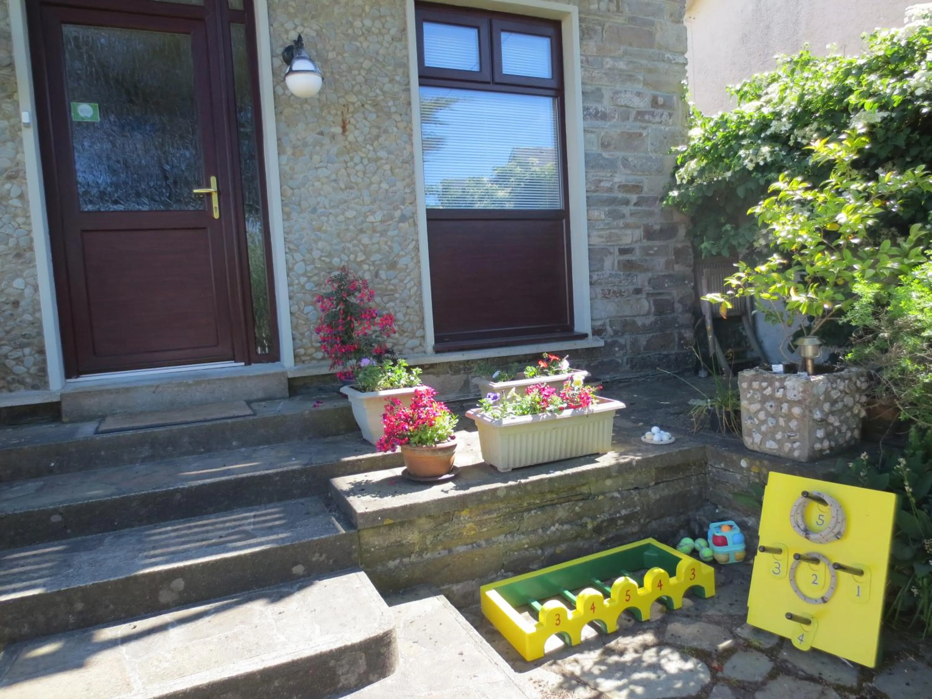 Facade/entrance in The Stone House B&B