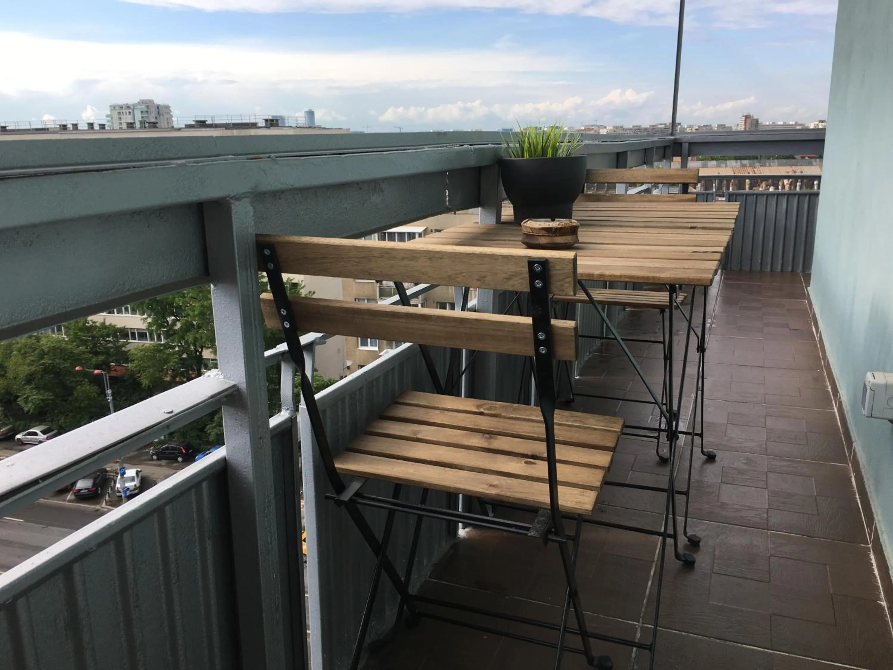 Balcony/Terrace in New Central Roof top view