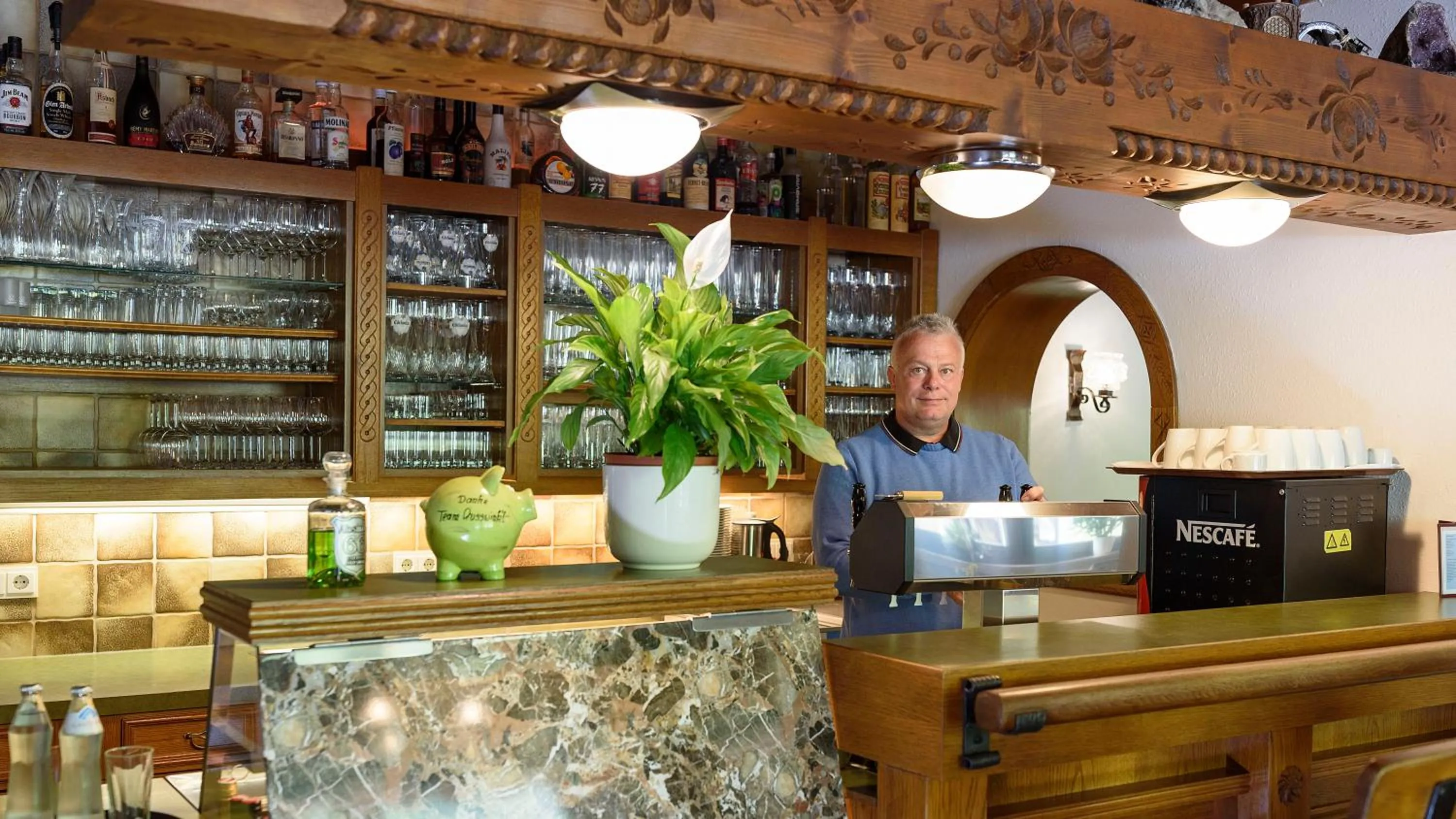 Lobby or reception in Hotel Landhaus Ausswinkl