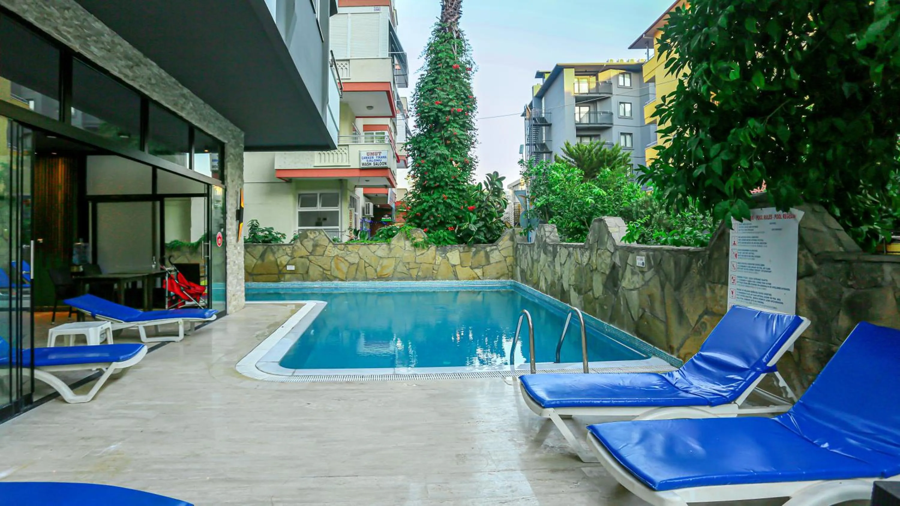 Swimming pool in Angora Apart Hotel