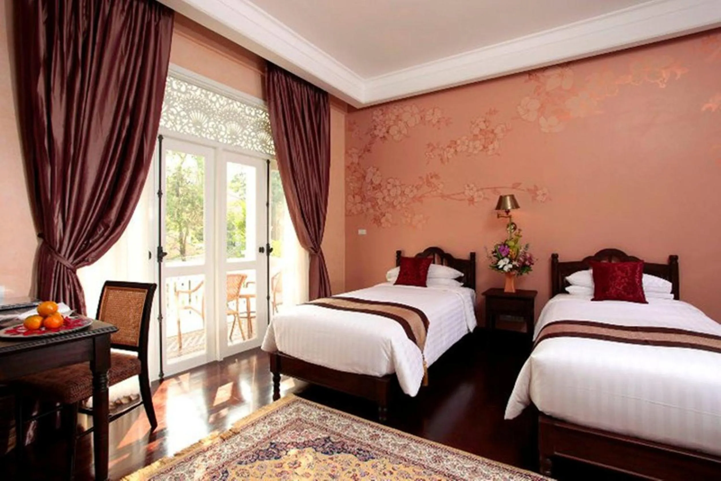 Photo of the whole room, Bed in Ping Nakara Boutique Hotel And Spa