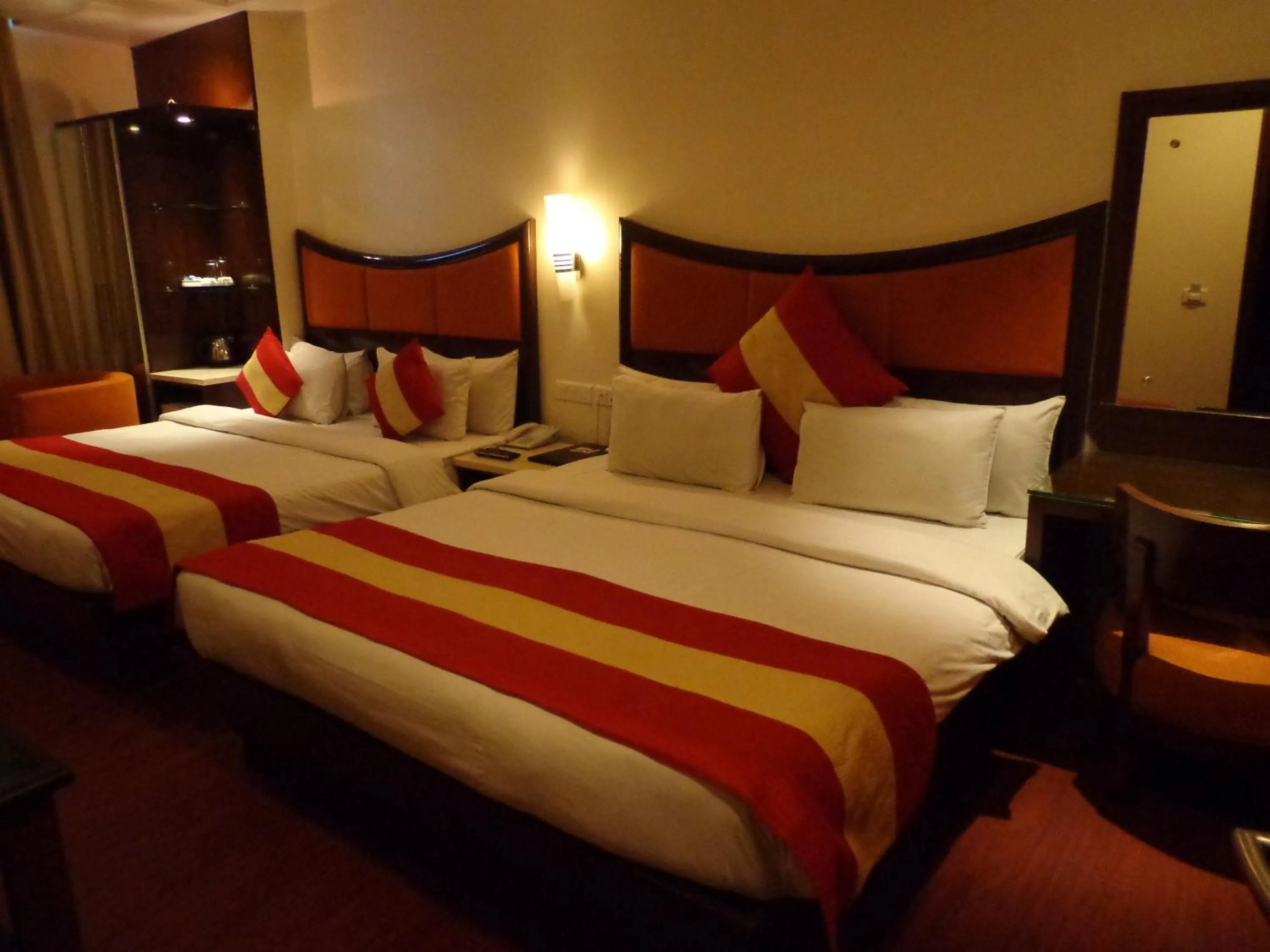 Bed in Hotel Aura - New Delhi Railway Station