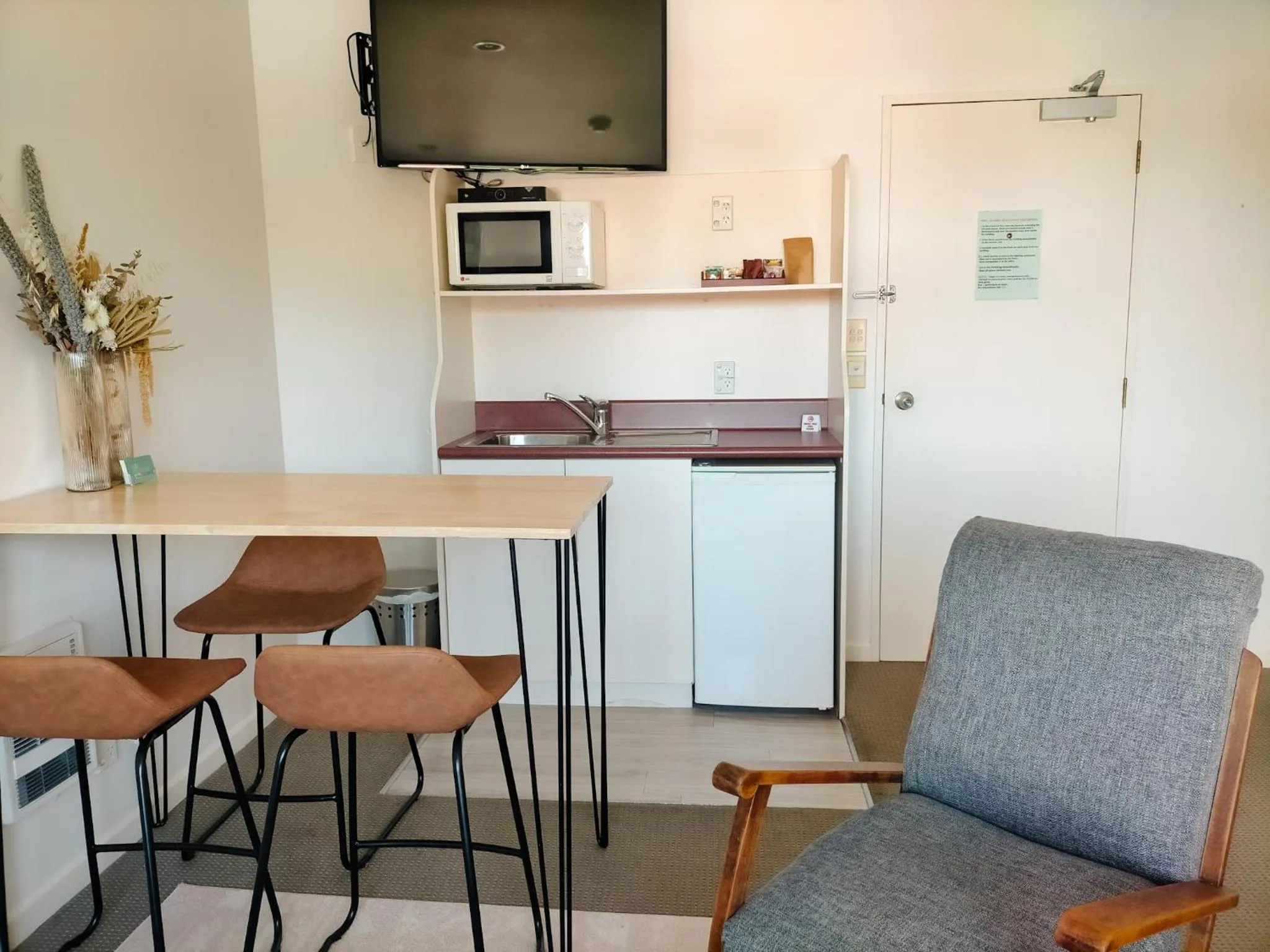 Kitchen or kitchenette in Boutique Motel