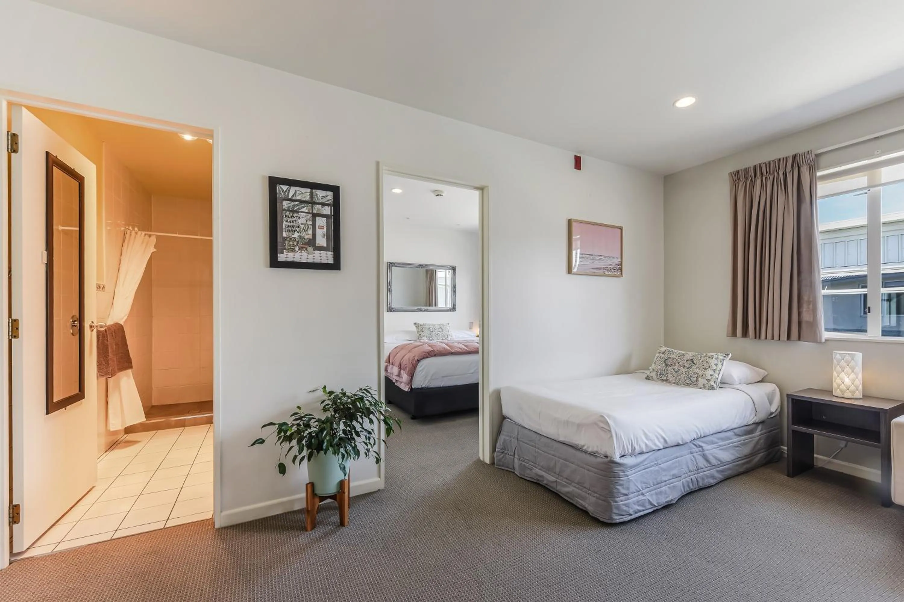 Bed in Boutique Motel