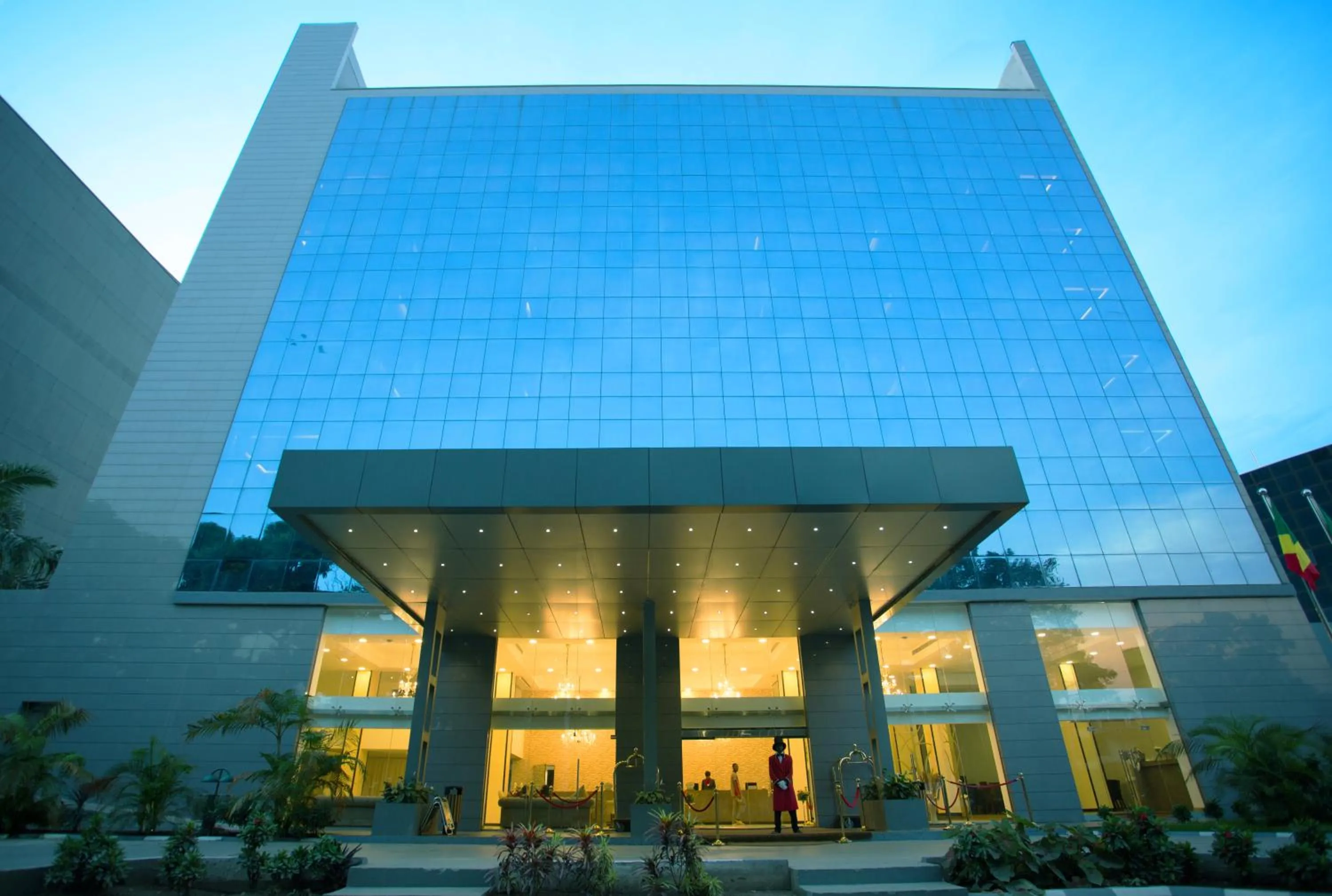 Facade/entrance in GHS Hotel