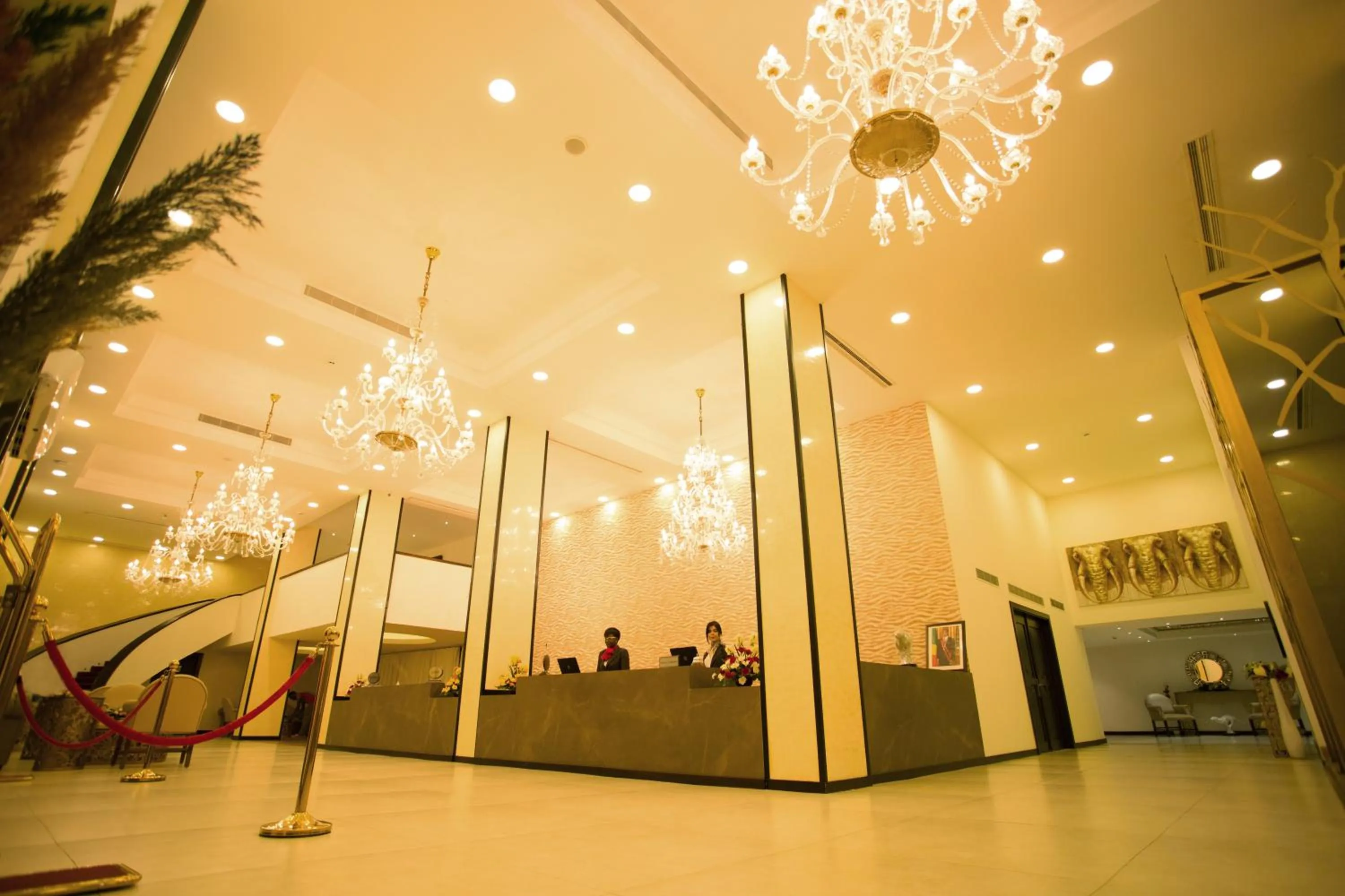 Lobby or reception in GHS Hotel