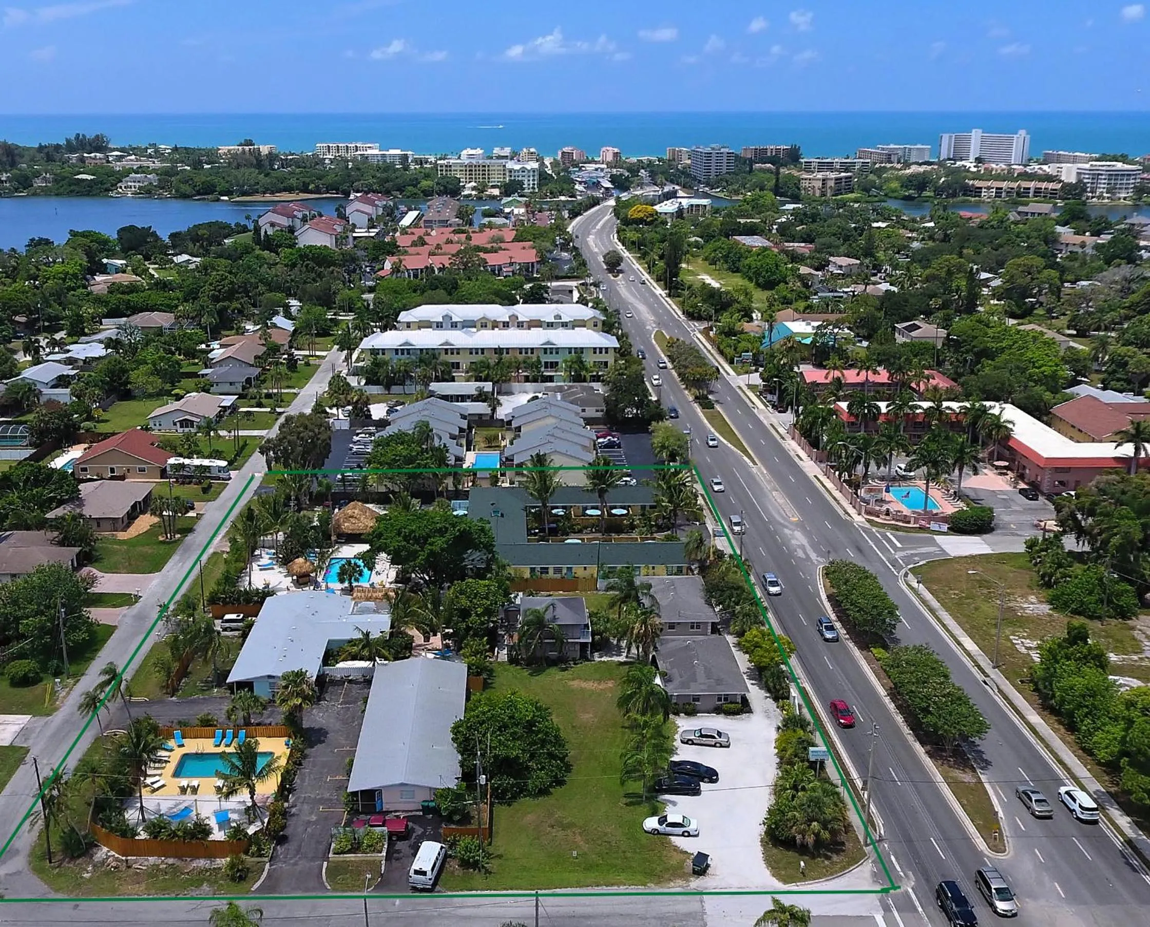 Bird's eye view in Siesta Key Palms Resort
