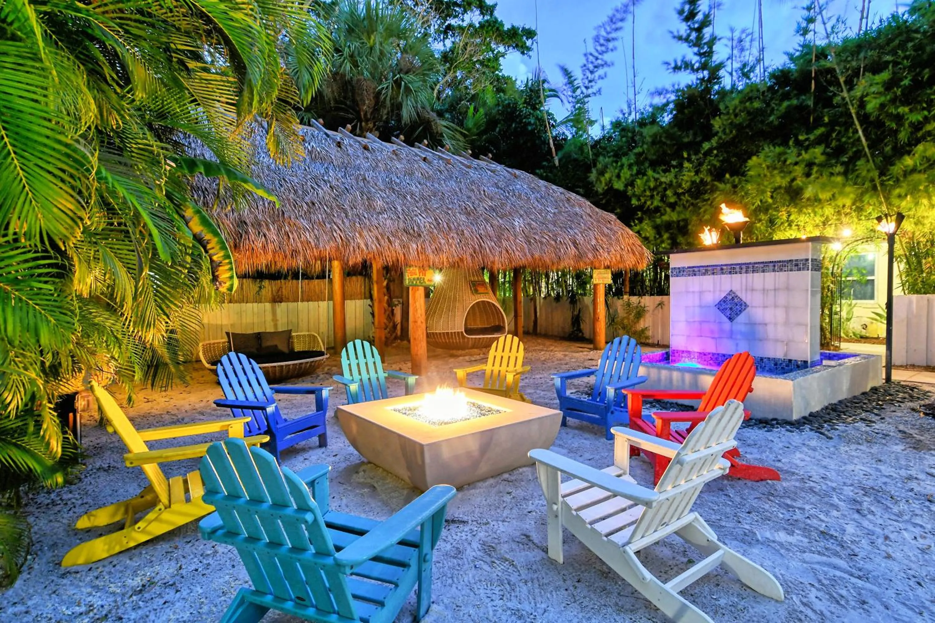 flat iron in Siesta Key Palms Resort