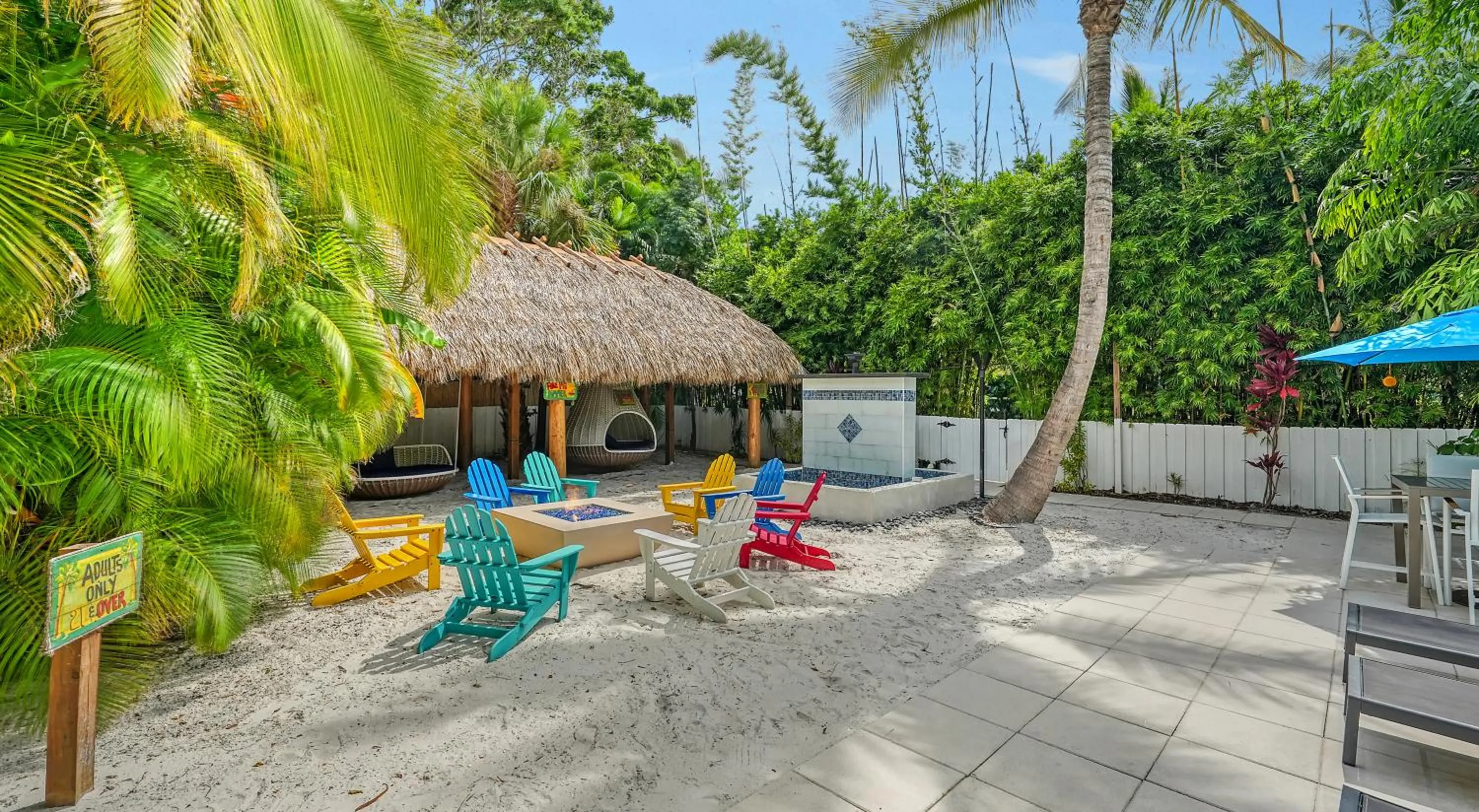 Patio in Siesta Key Palms Resort