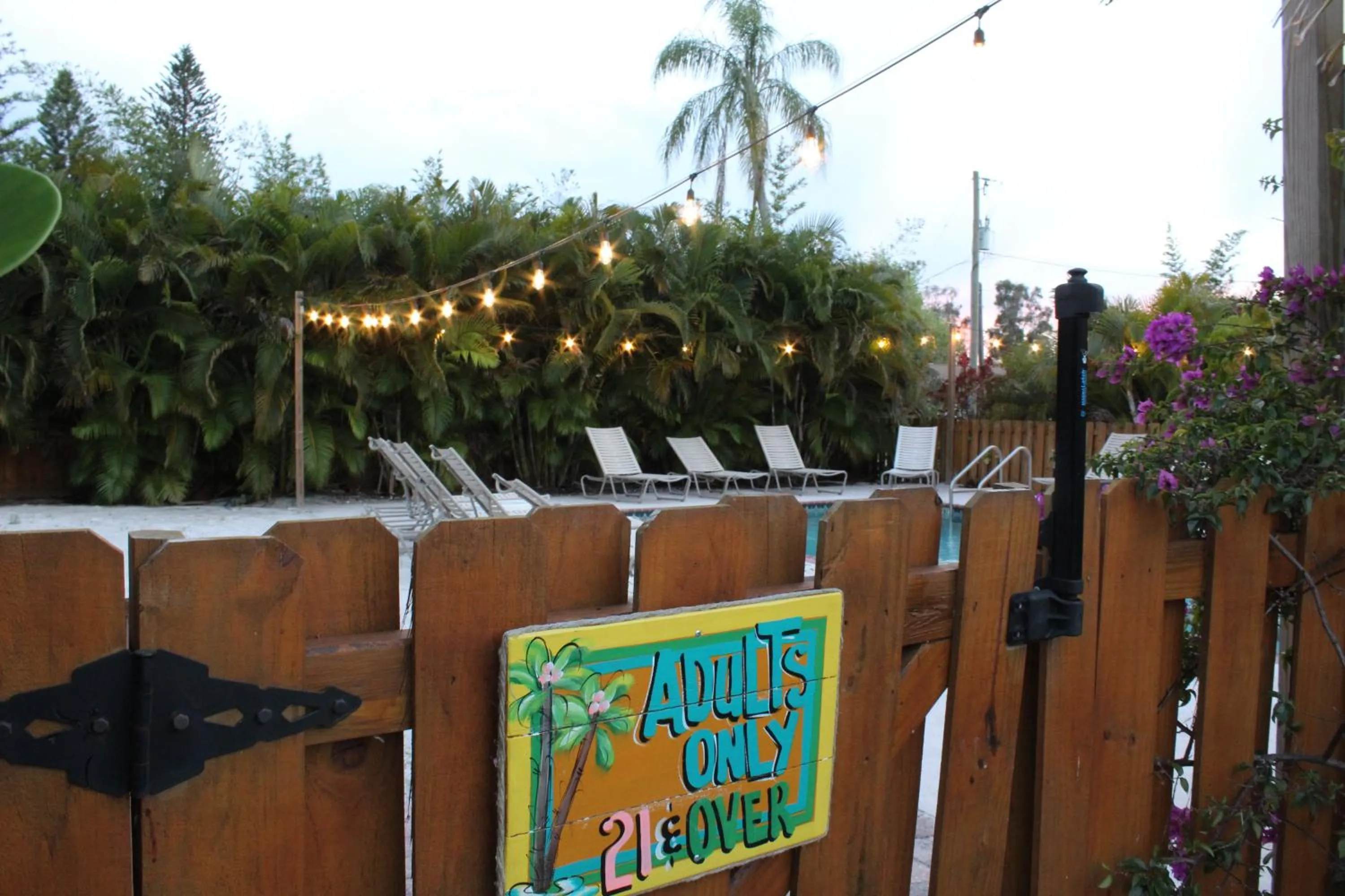 Swimming pool in Siesta Key Palms Resort