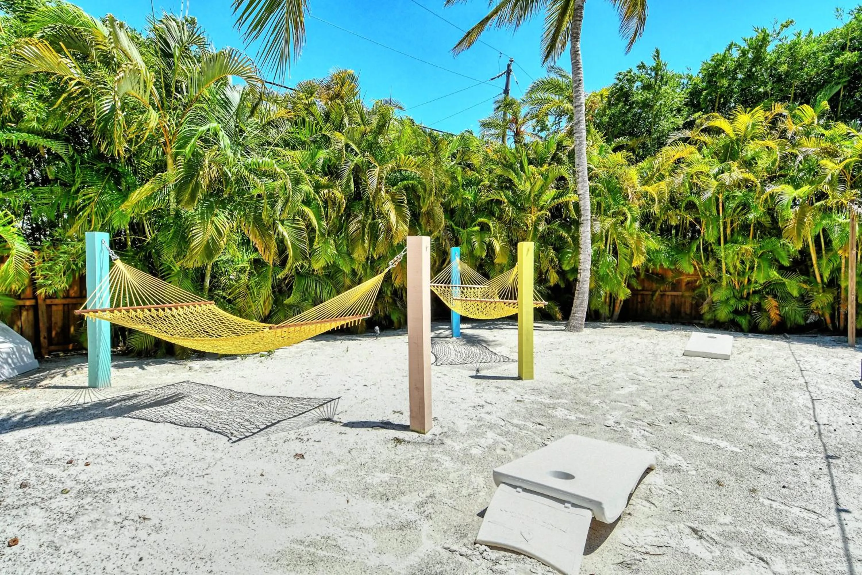 sunbed in Siesta Key Palms Resort