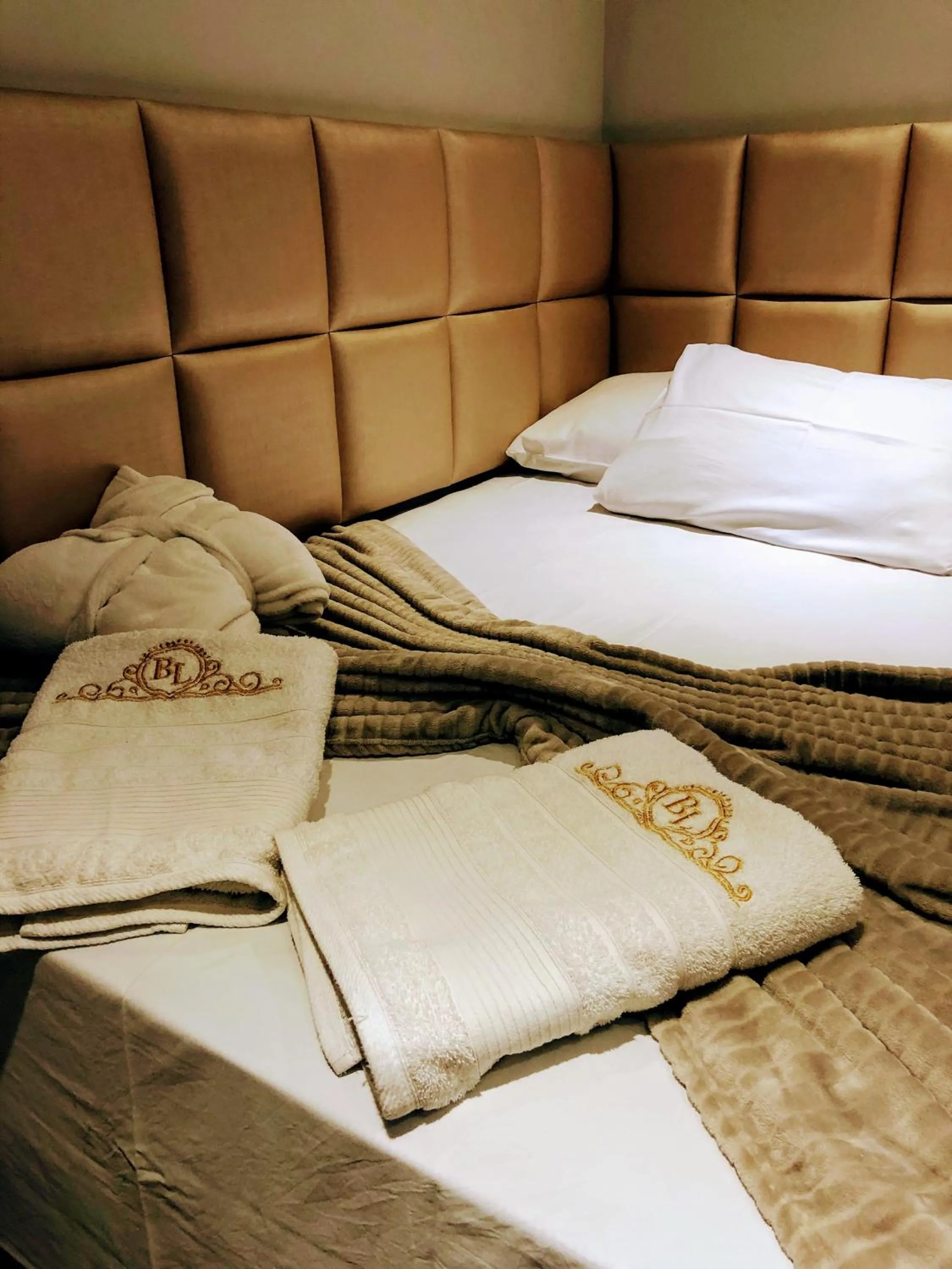 Bed in Pousada Bela By Bia