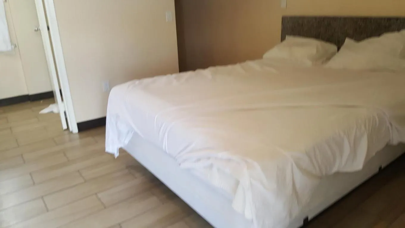 Bed in Ace Budget Motel