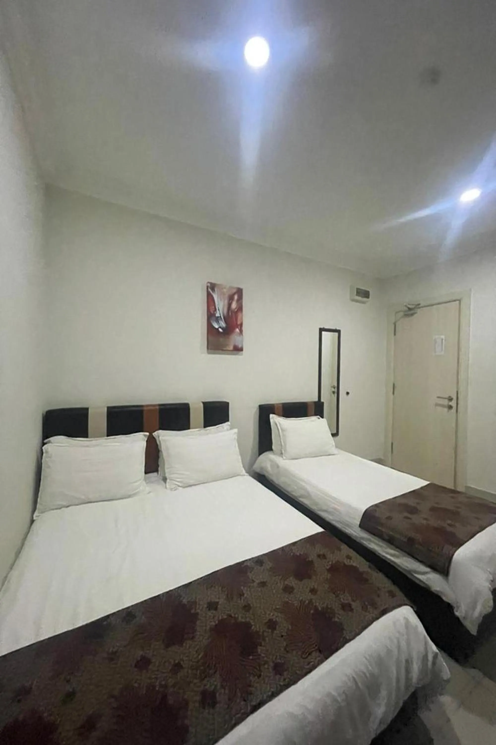 Bed in Hotel Mutiara KGMMB, Melaka