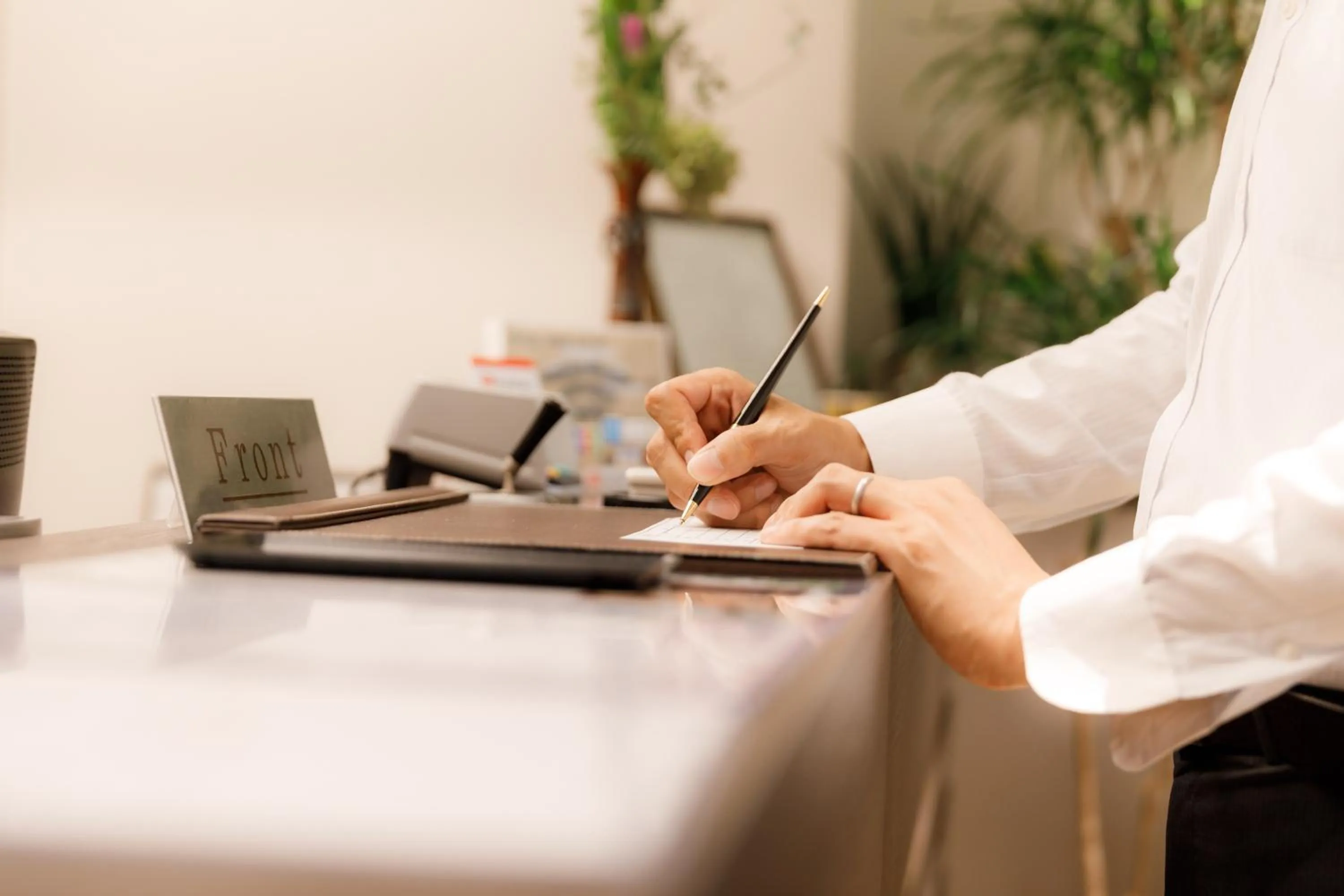 Lobby or reception in Kanazawa Station Hotel