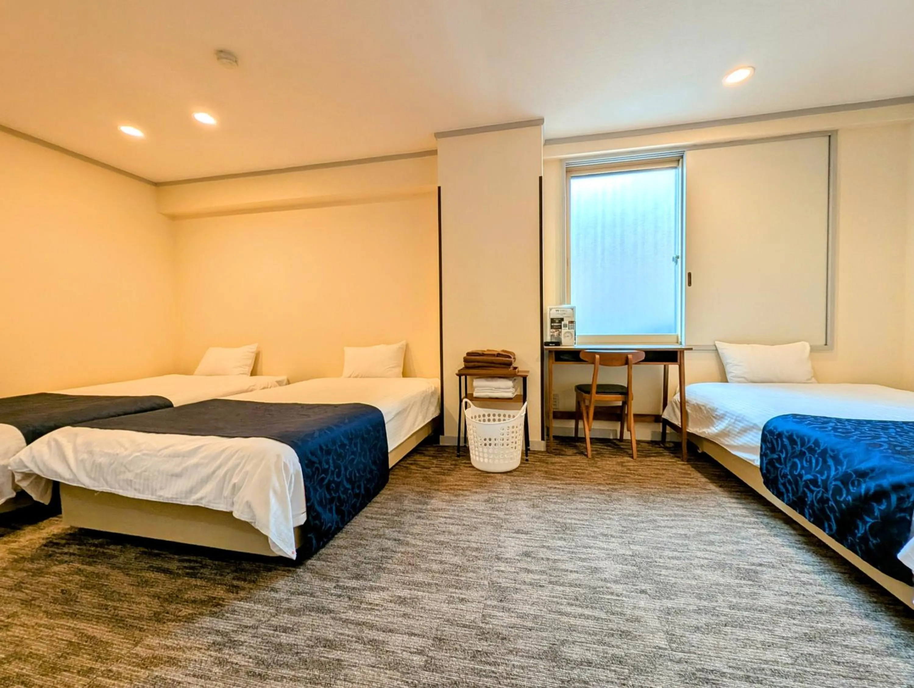 Photo of the whole room, Bed in Kanazawa Station Hotel