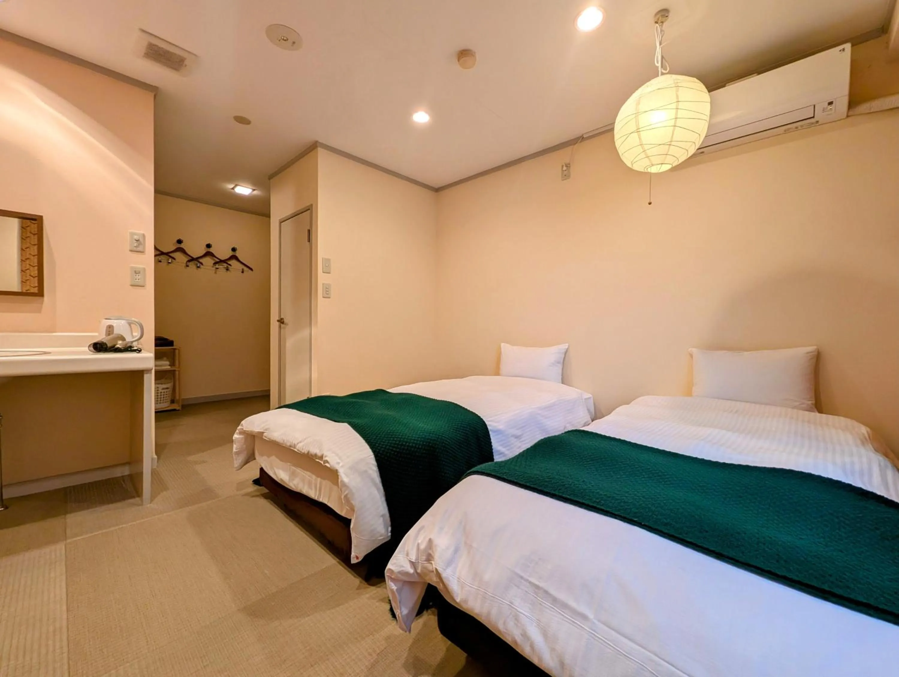 Photo of the whole room, Bed in Kanazawa Station Hotel