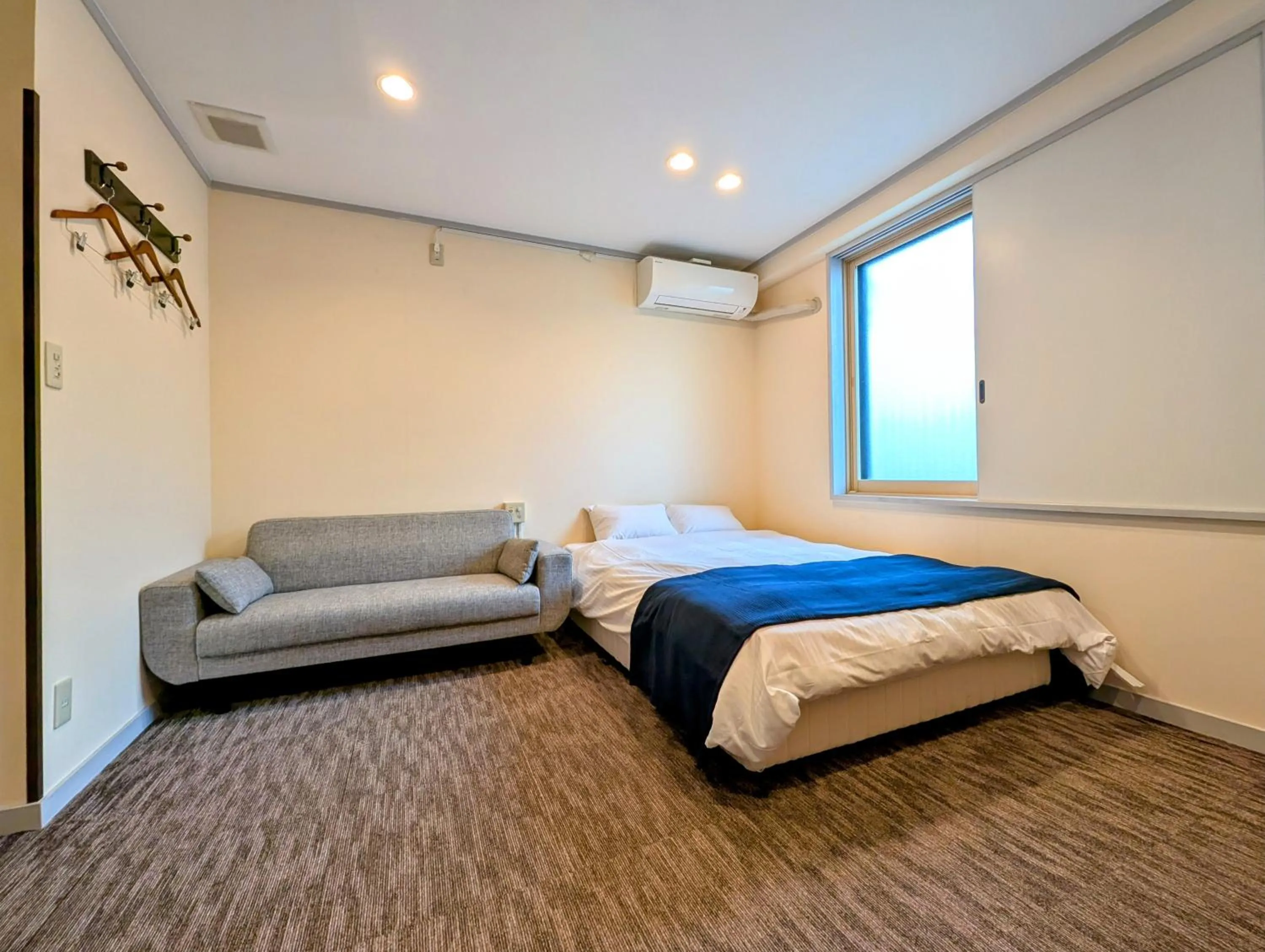 Photo of the whole room, Bed in Kanazawa Station Hotel