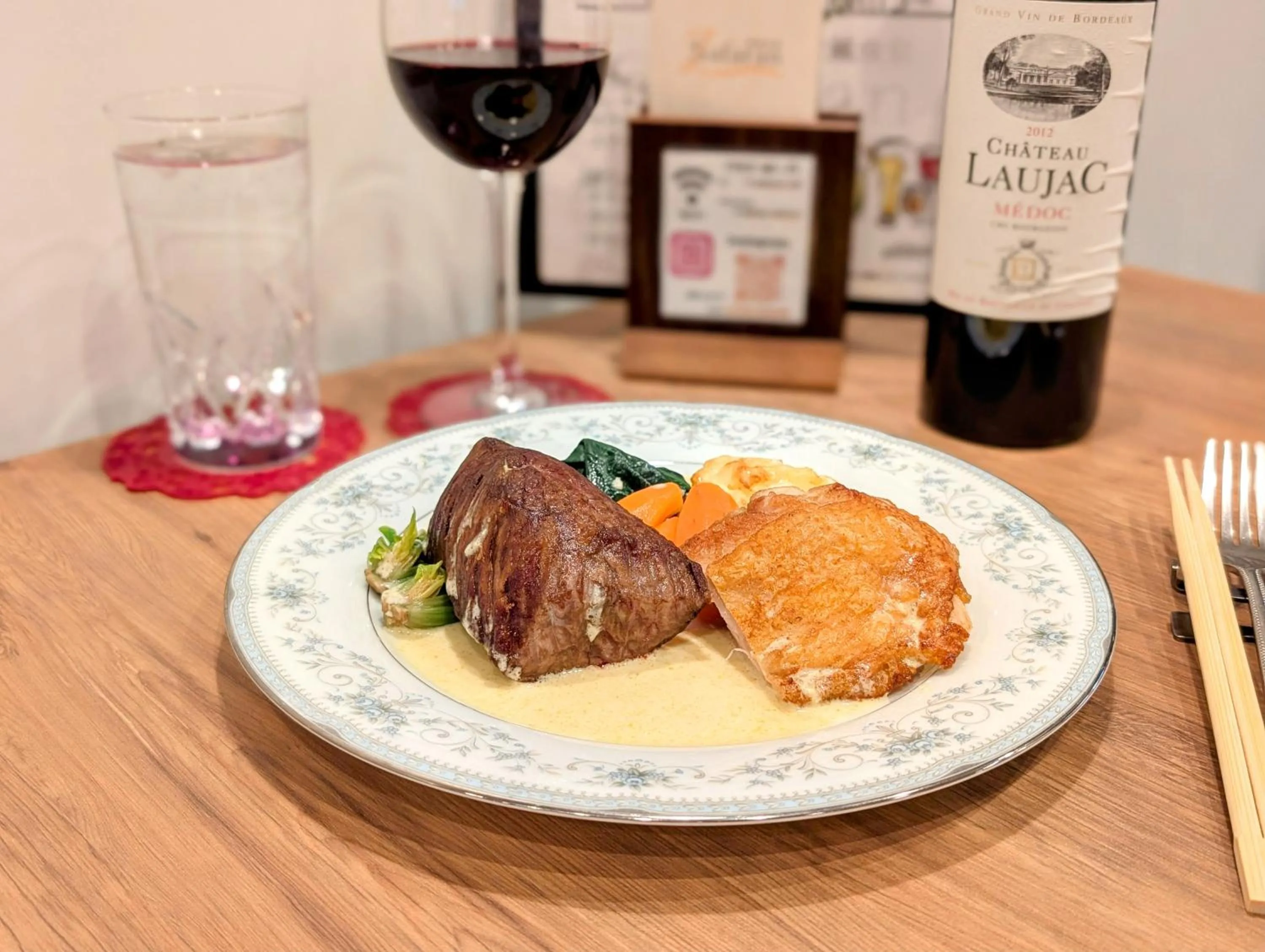 Dinner in Kanazawa Station Hotel