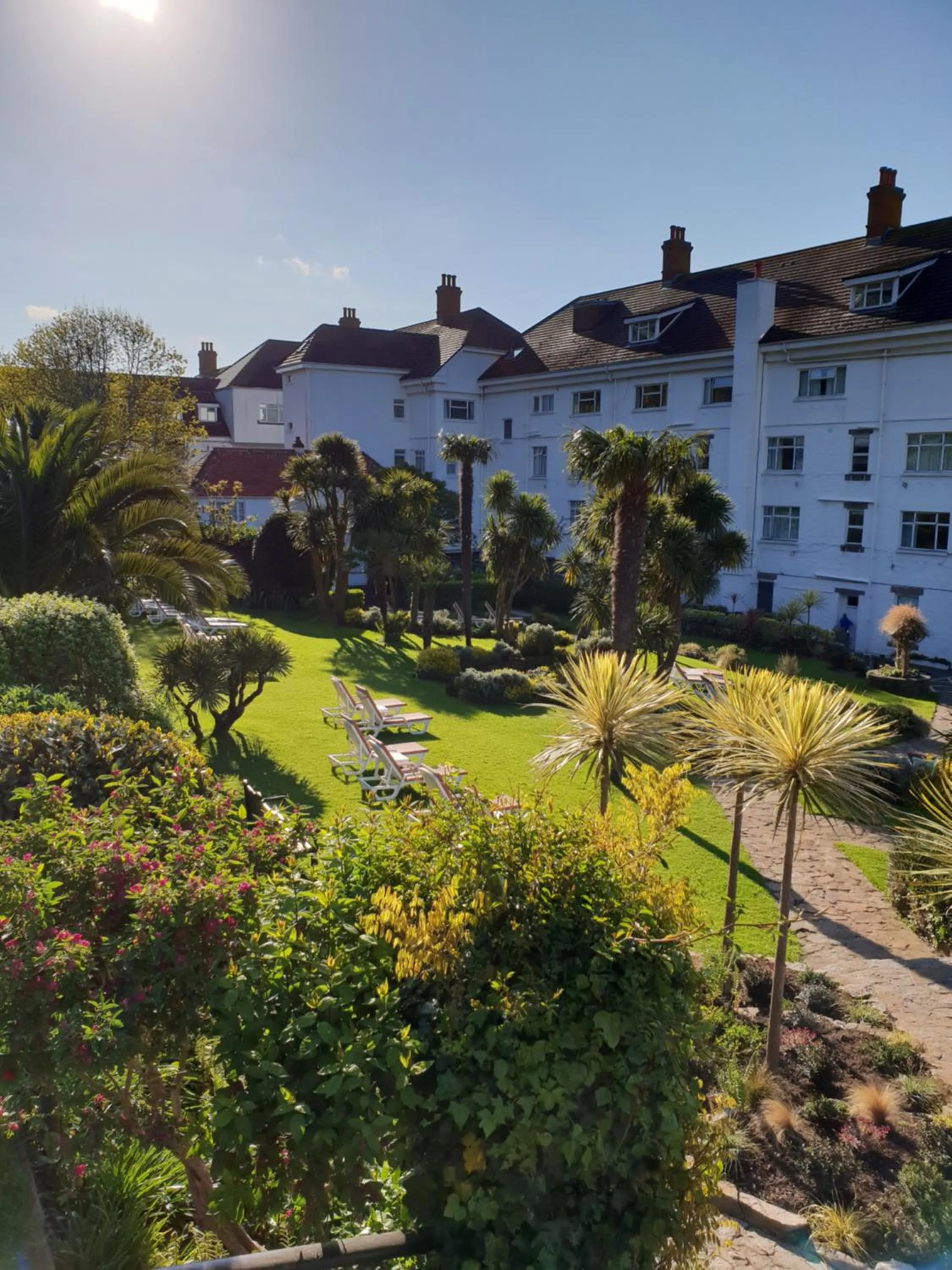 Garden in St Brelade's Bay Hotel