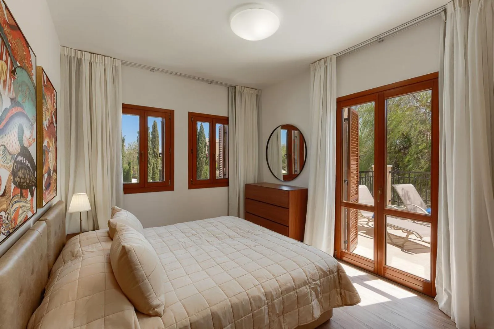 Bedroom, Bed in Aphrodite Hills Rentals - Apartments
