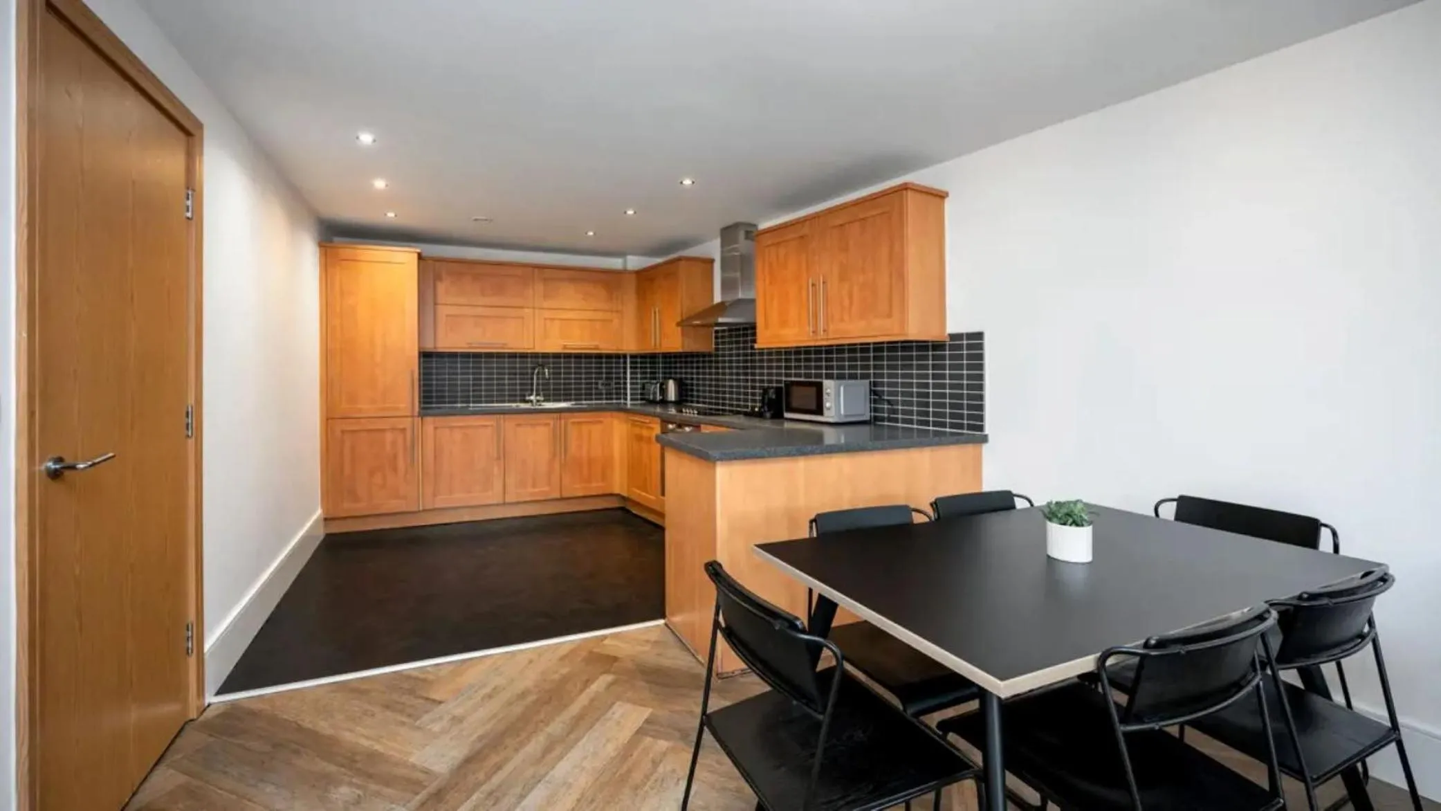 Kitchen or kitchenette in Staycity Aparthotels Liverpool City Centre