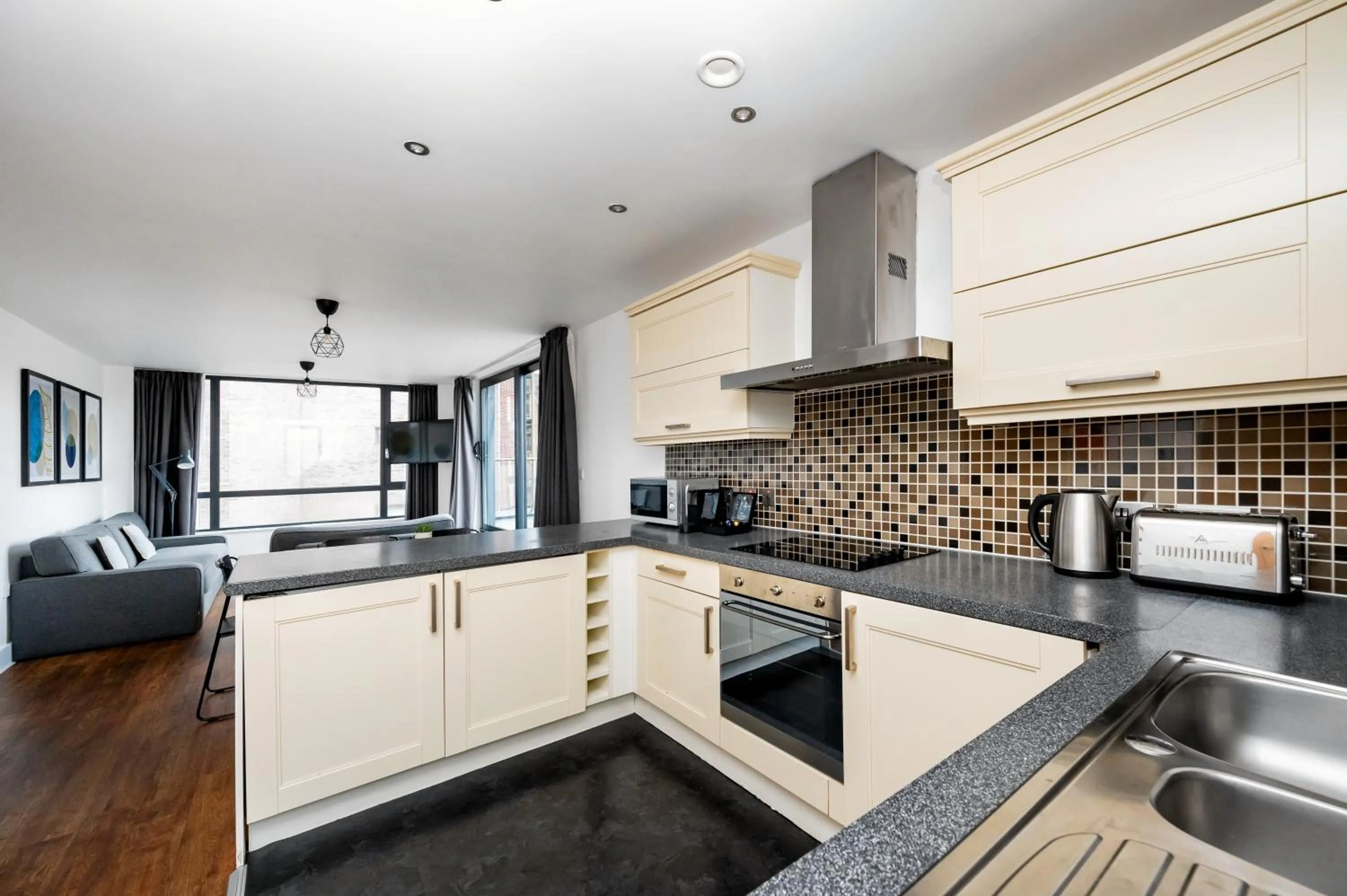 Kitchen or kitchenette in Staycity Aparthotels Liverpool City Centre