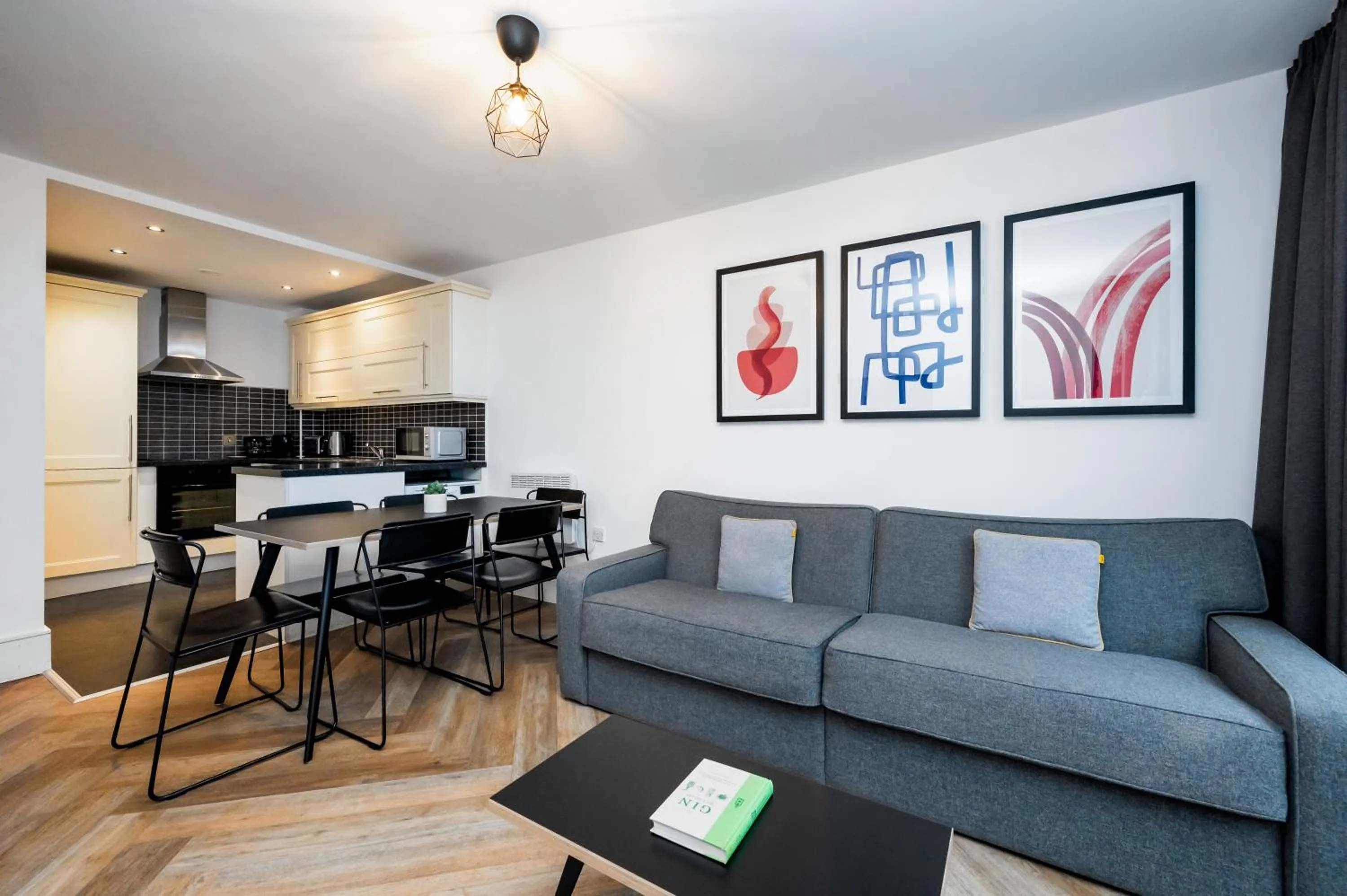 Living room in Staycity Aparthotels Liverpool City Centre