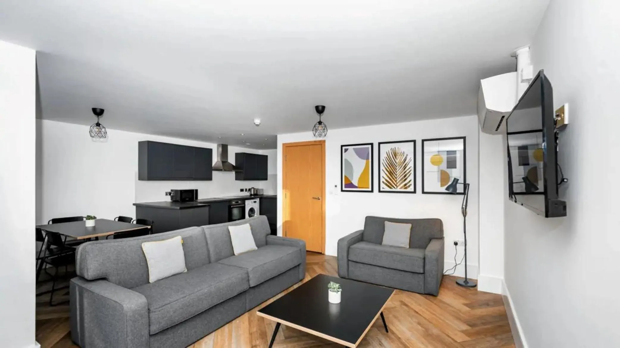 Living room in Staycity Aparthotels Liverpool City Centre