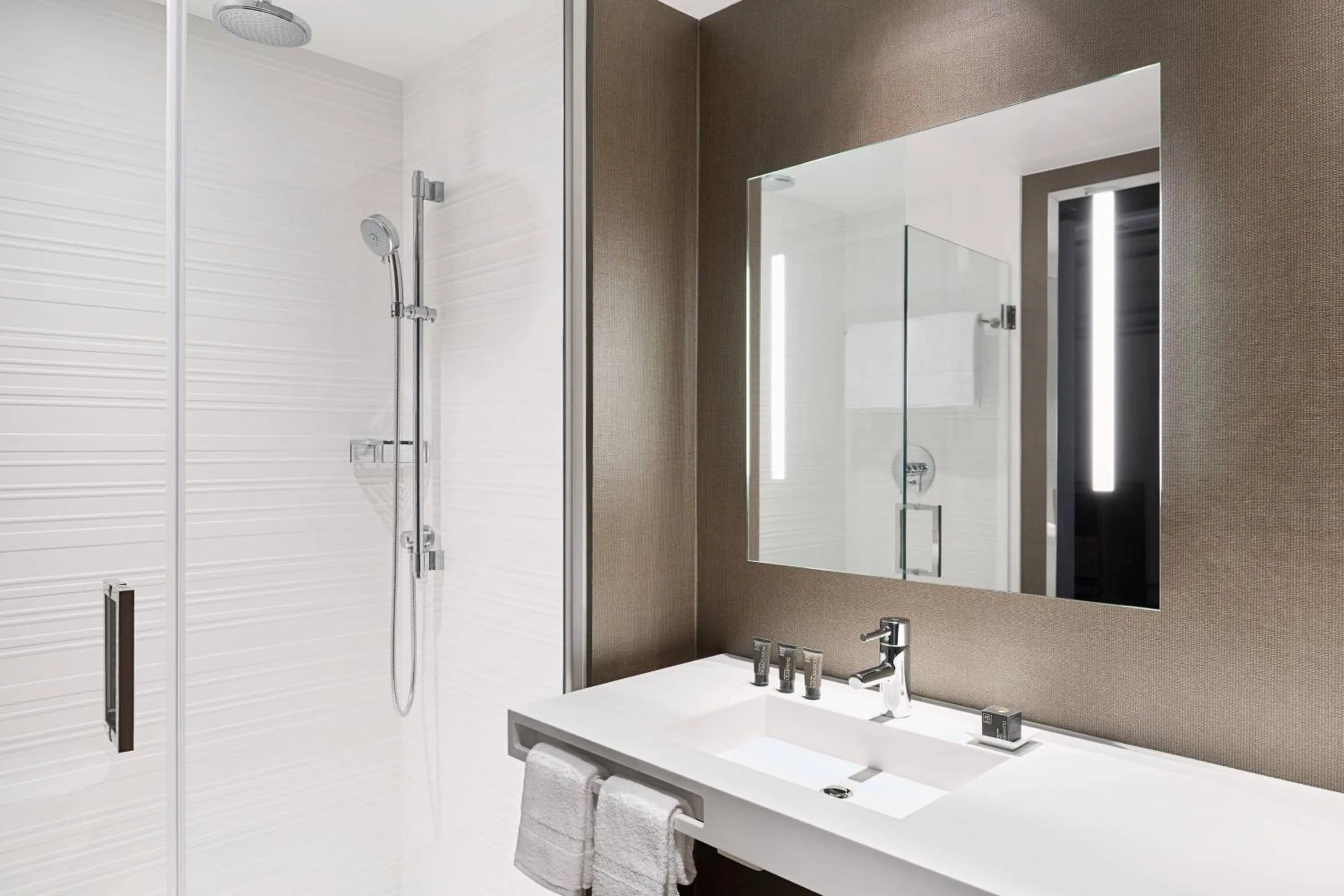 Bathroom in AC Hotel by Marriott Phoenix Tempe/Downtown