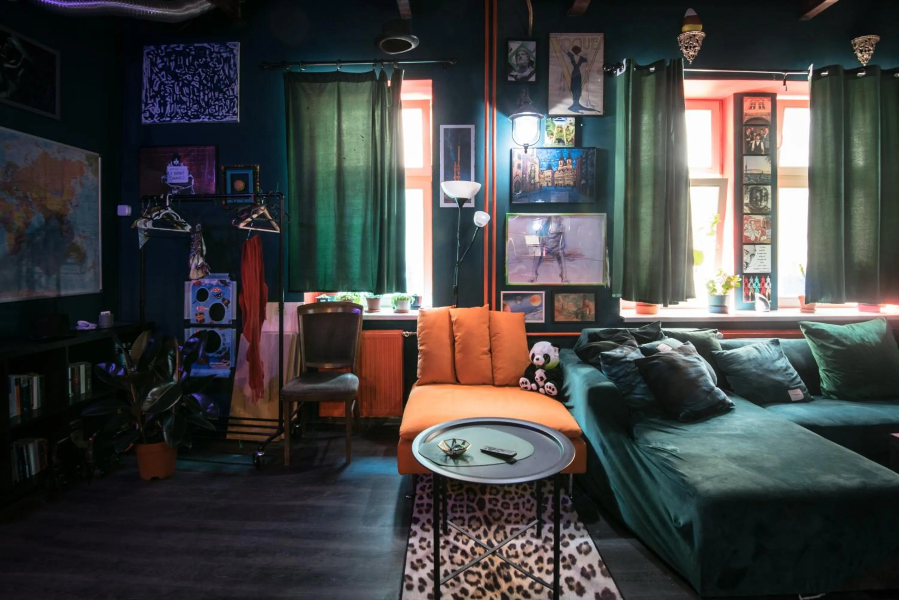 Communal lounge/ TV room in Brix Hostel