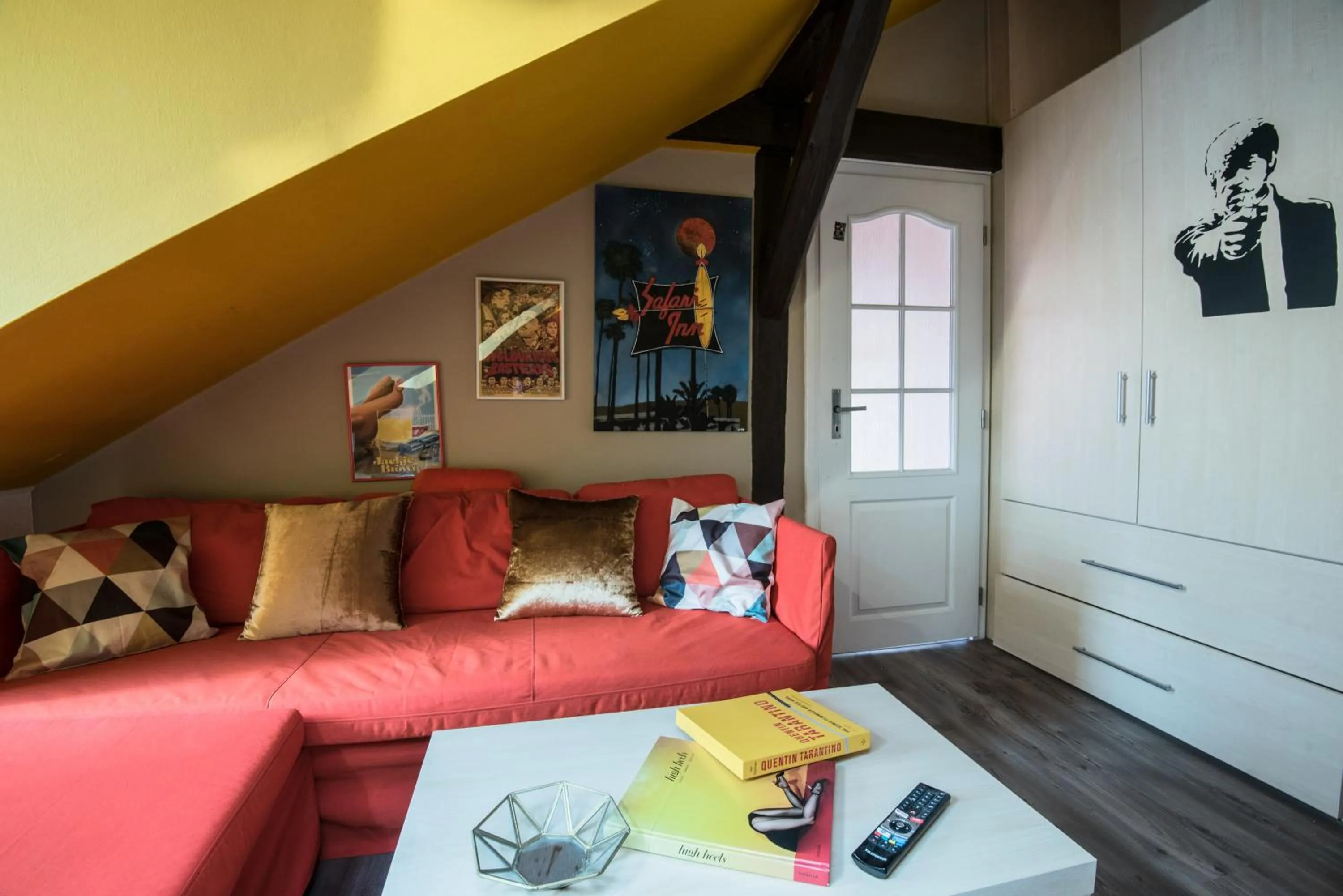 Living room in Brix Hostel