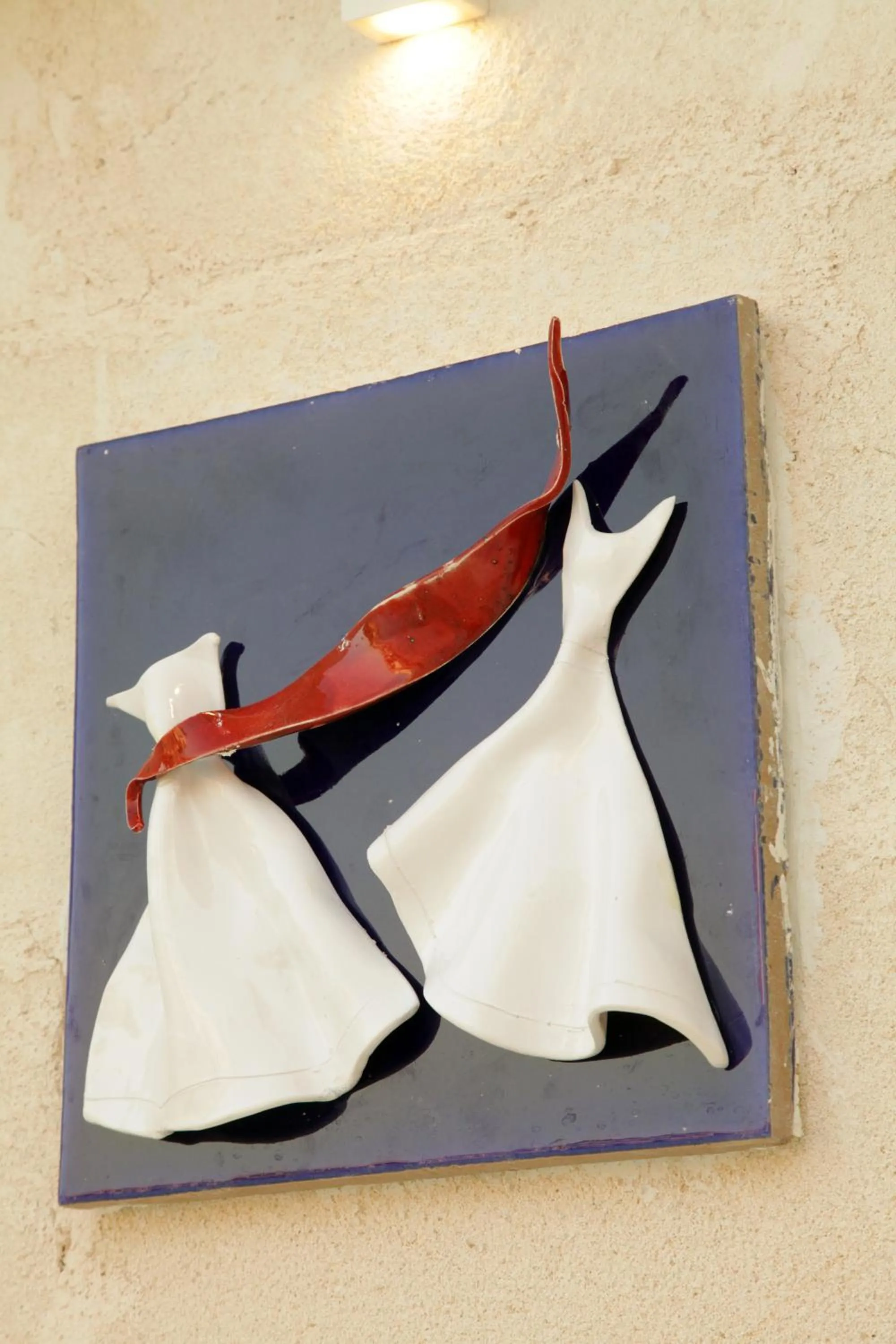 Decorative detail in Borgo de li Santi