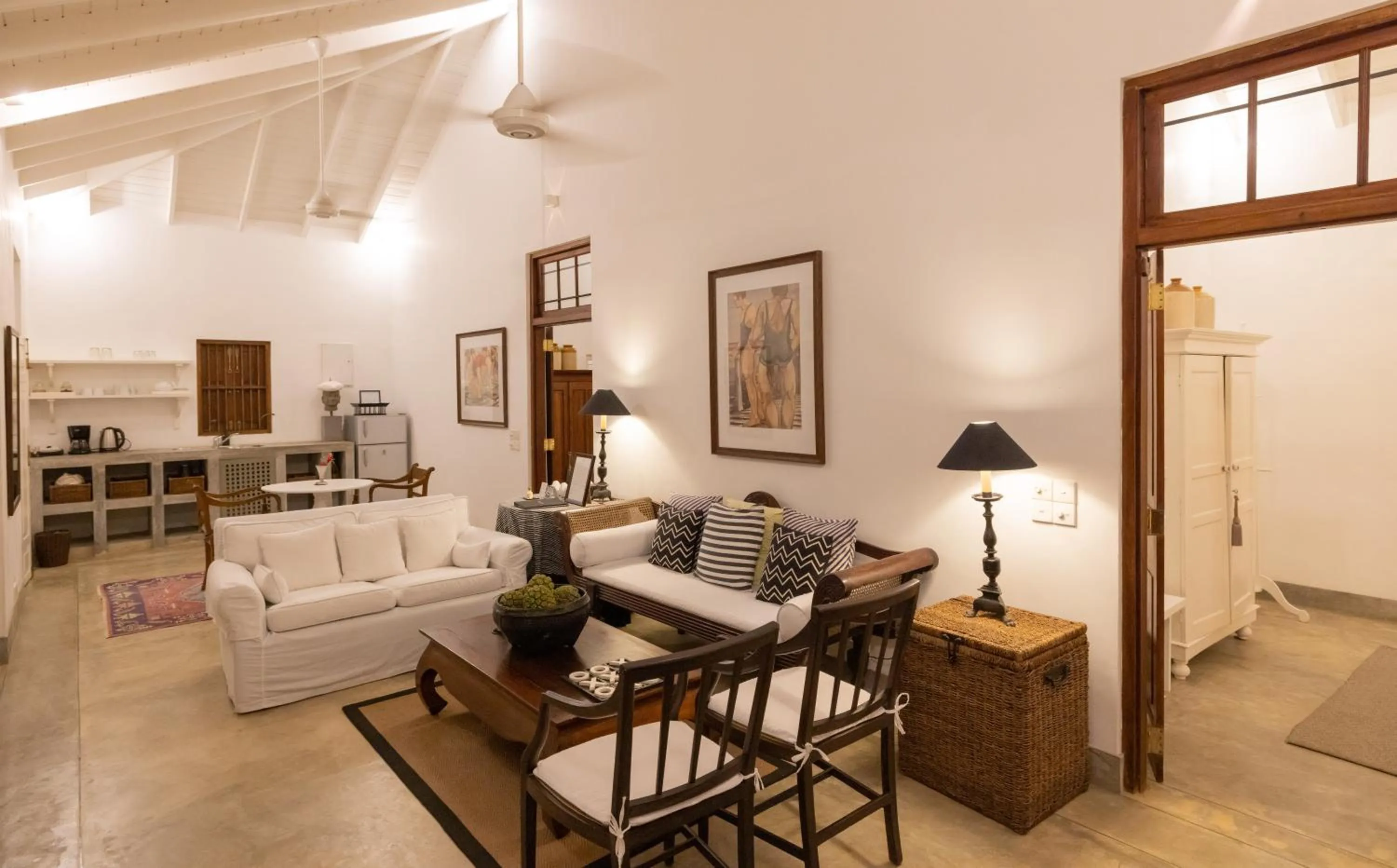 Seating area in Taru Villas Mawella - Tangalle