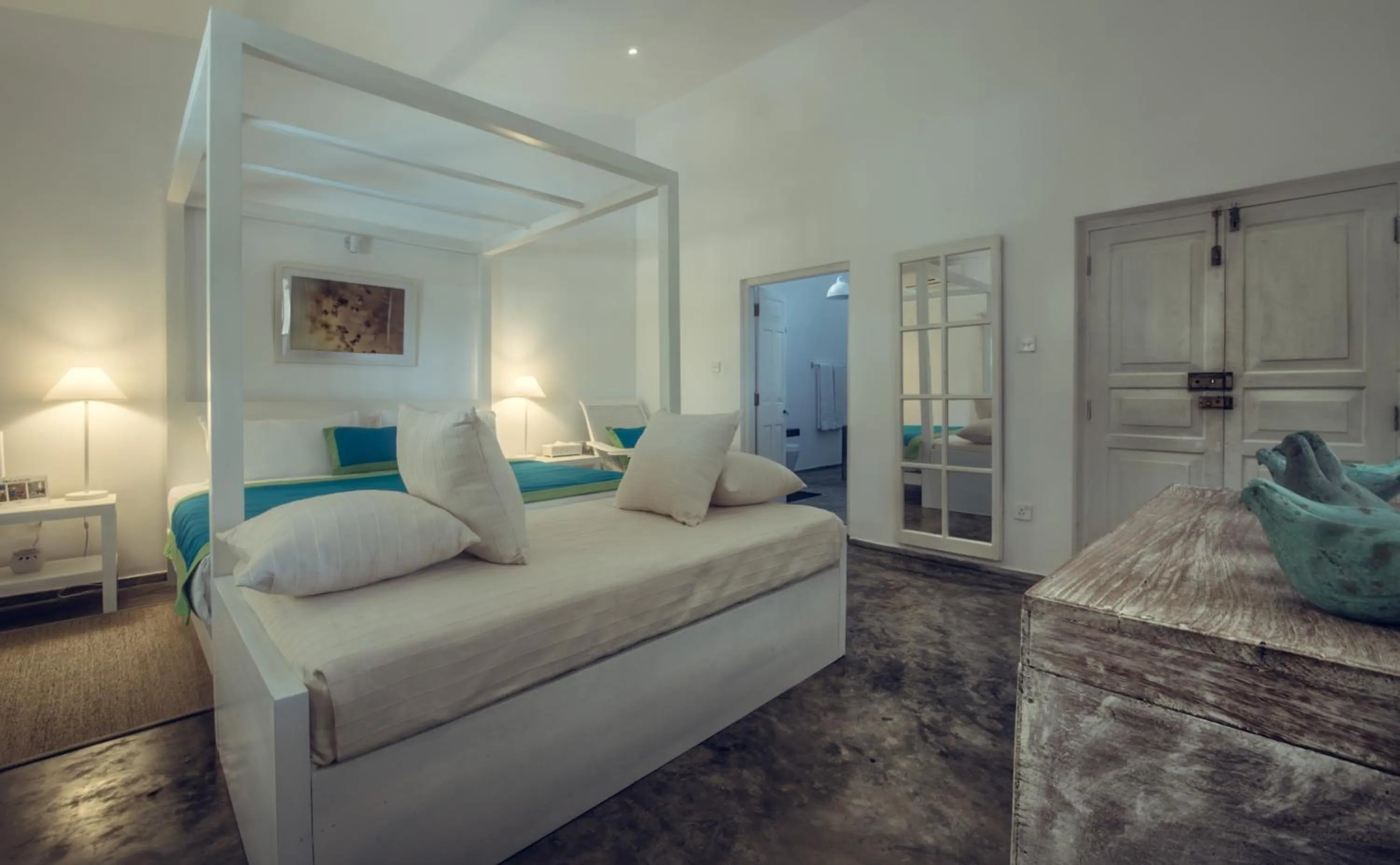 Shower, Bed in Taru Villas 906 - Hikkaduwa