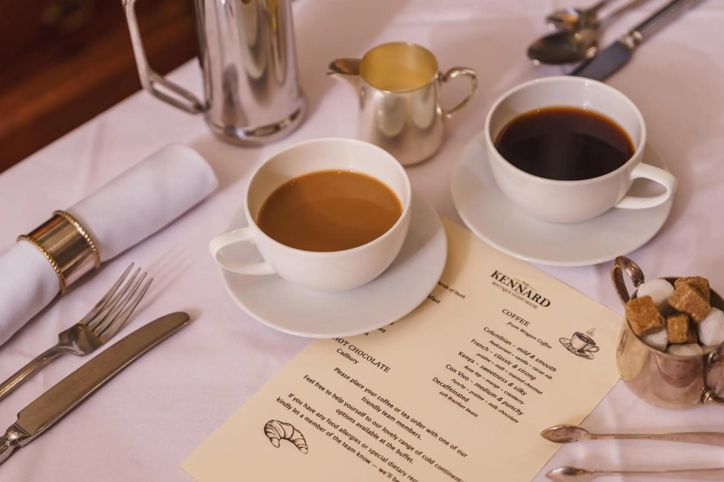 Food and drinks in The Kennard