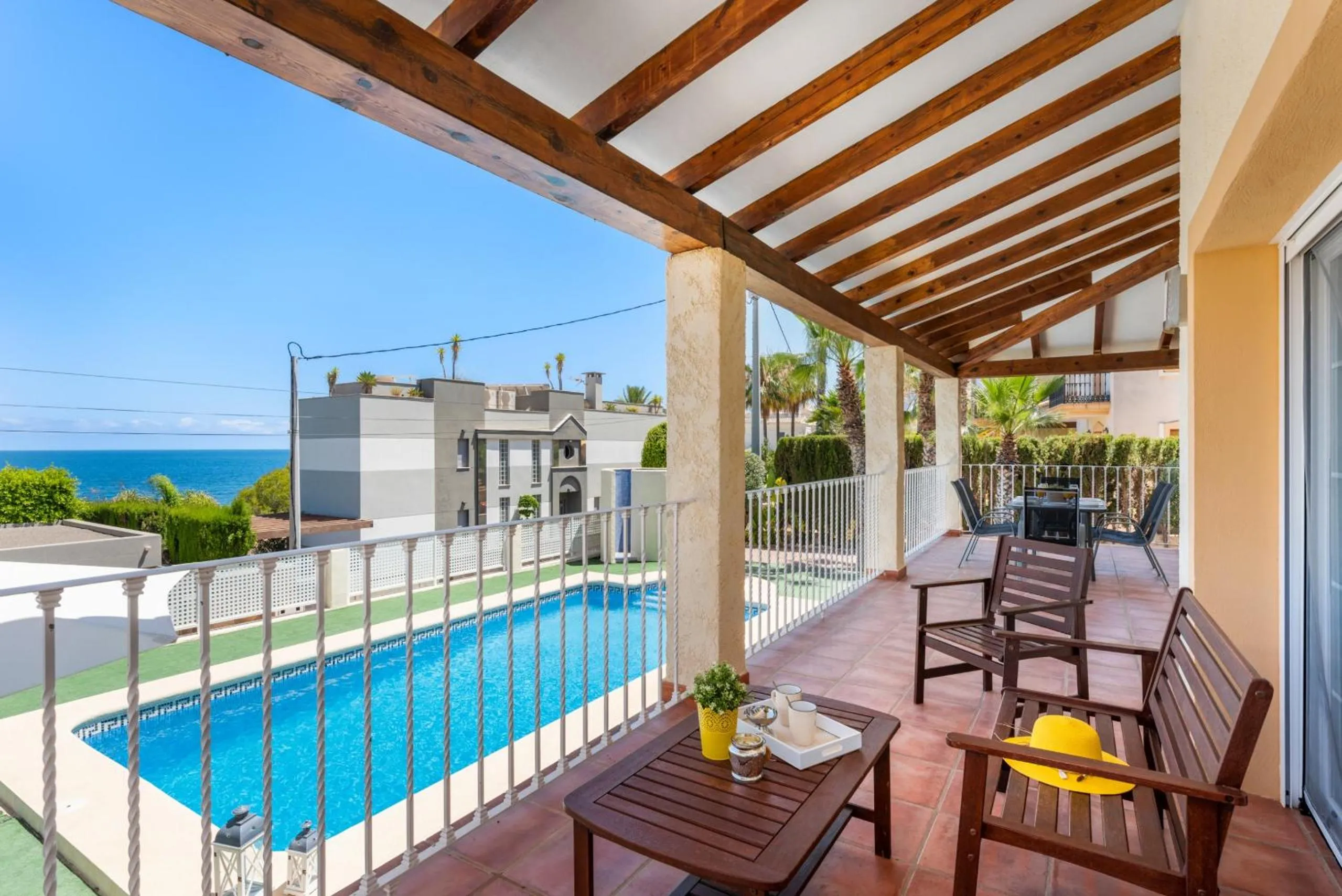 Balcony/Terrace in Villa Dorada - PlusHolidays