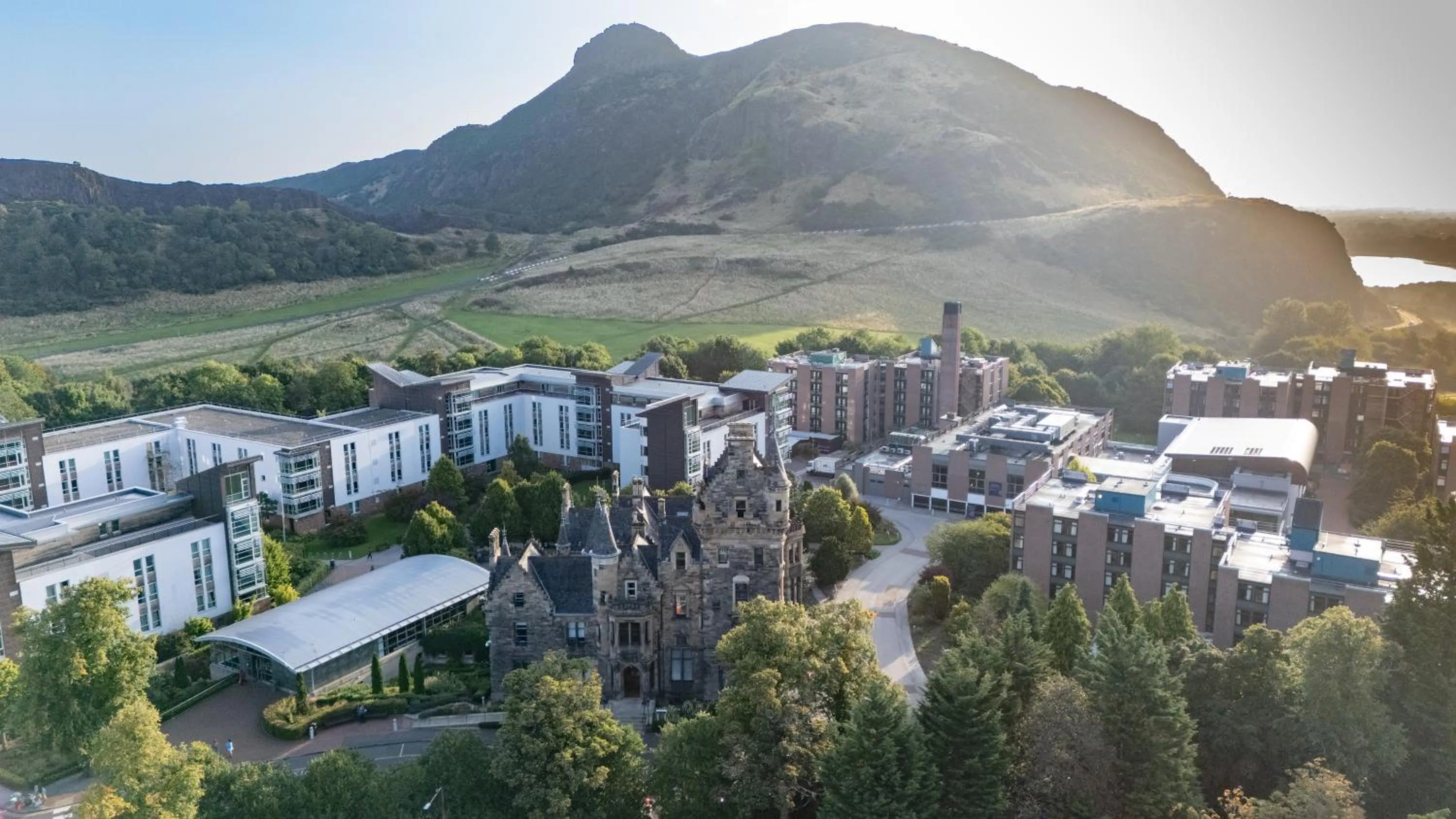 Bird's eye view in Summer Stays at The University of Edinburgh