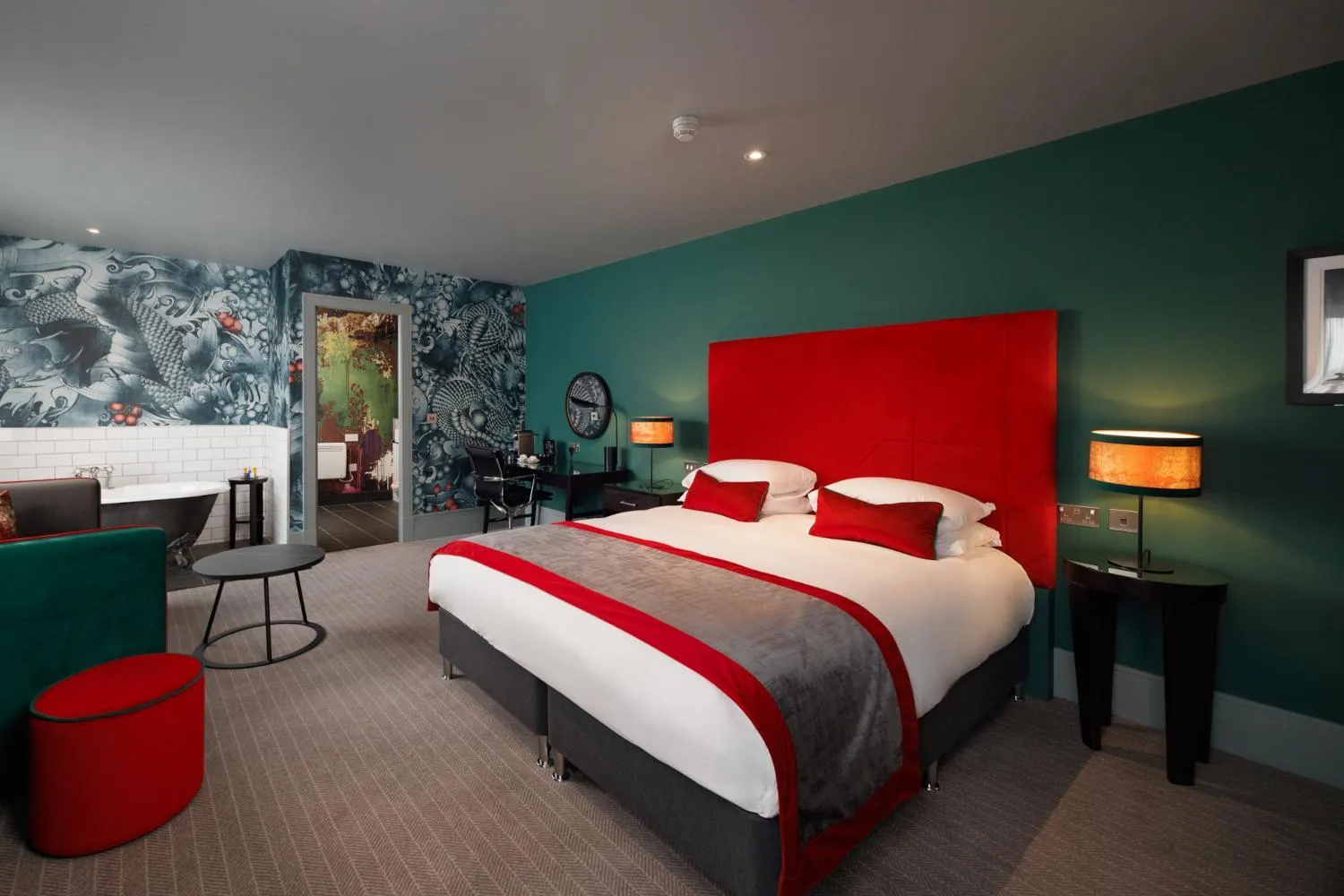 Bedroom, Bed in Malmaison Aberdeen