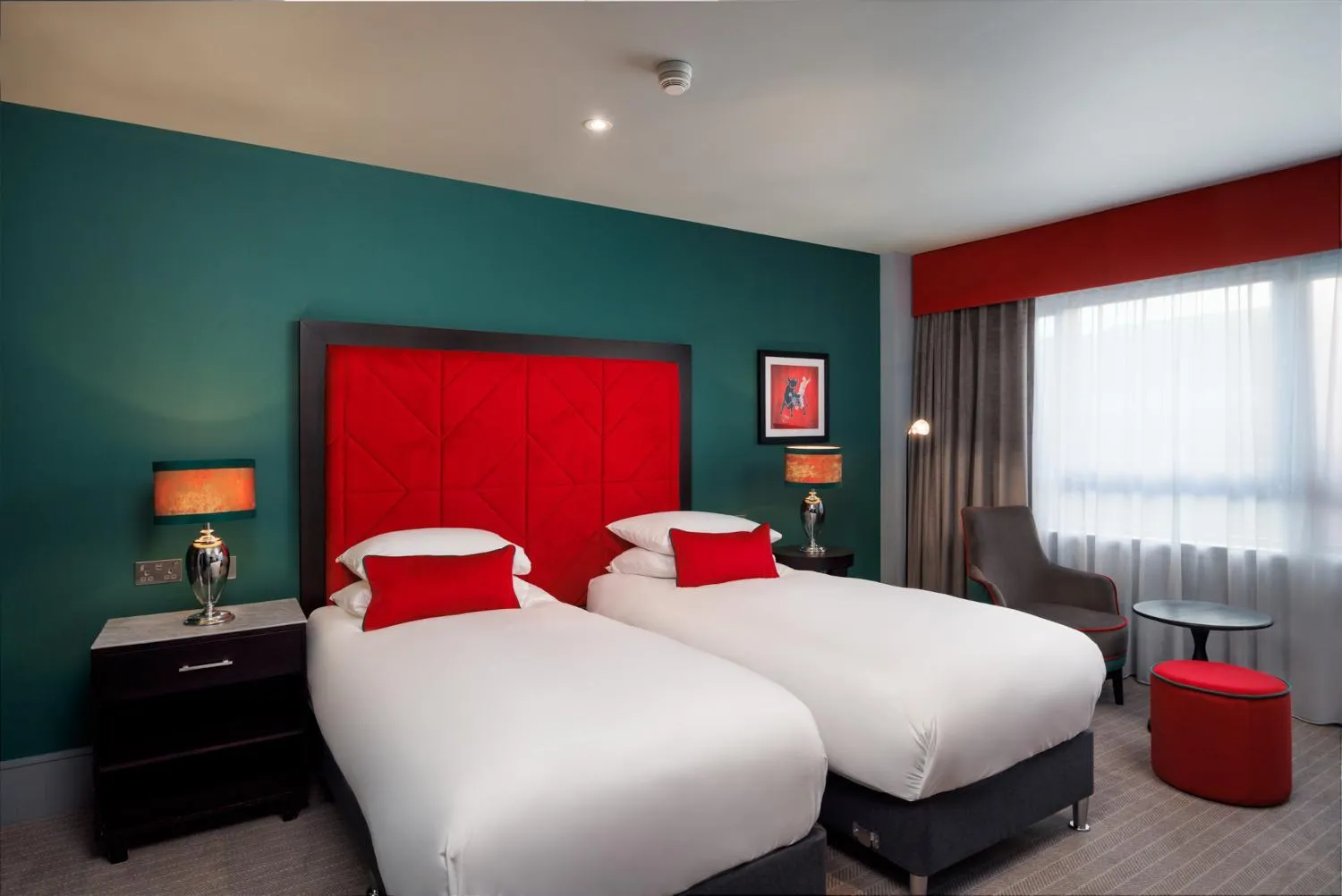 Bedroom, Bed in Malmaison Aberdeen