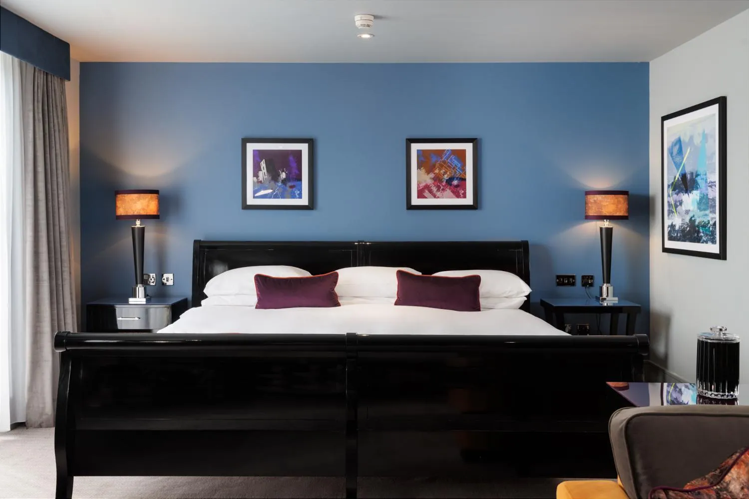 Bedroom, Bed in Malmaison Aberdeen