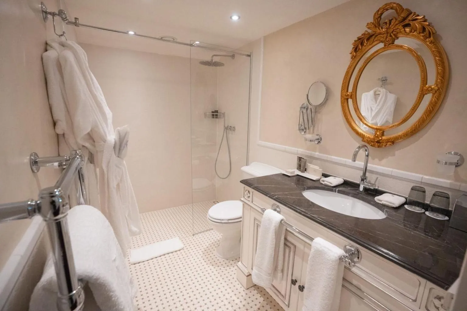 Shower in Thornbury Castle - A Relais & Chateaux Hotel