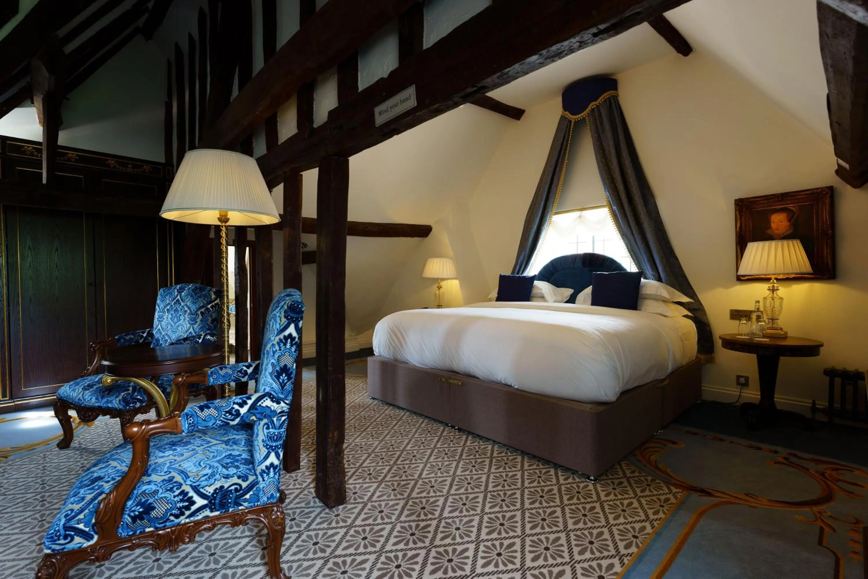 Bed in Thornbury Castle - A Relais & Chateaux Hotel