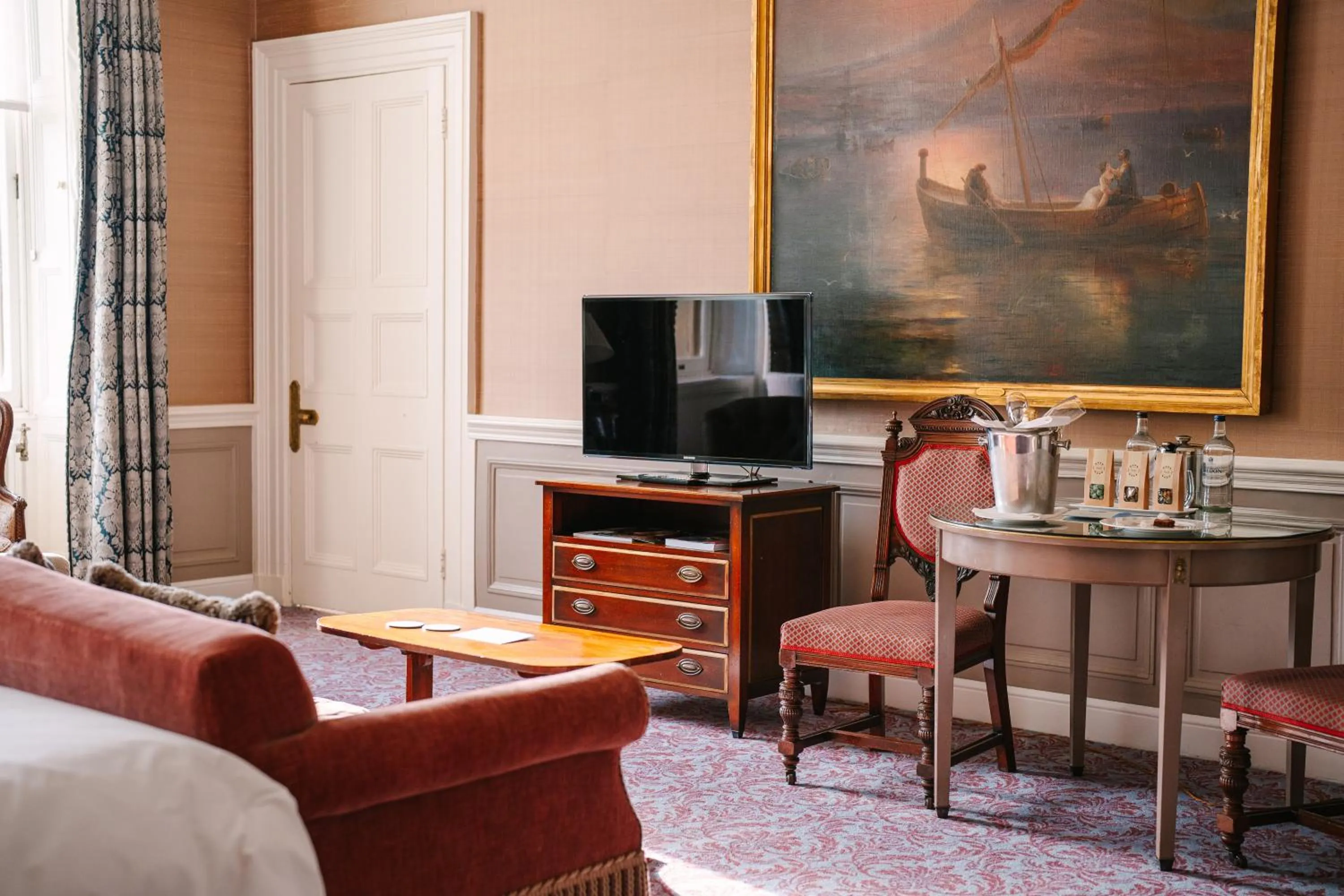 Living room in Cliveden House - an Iconic Luxury Hotel