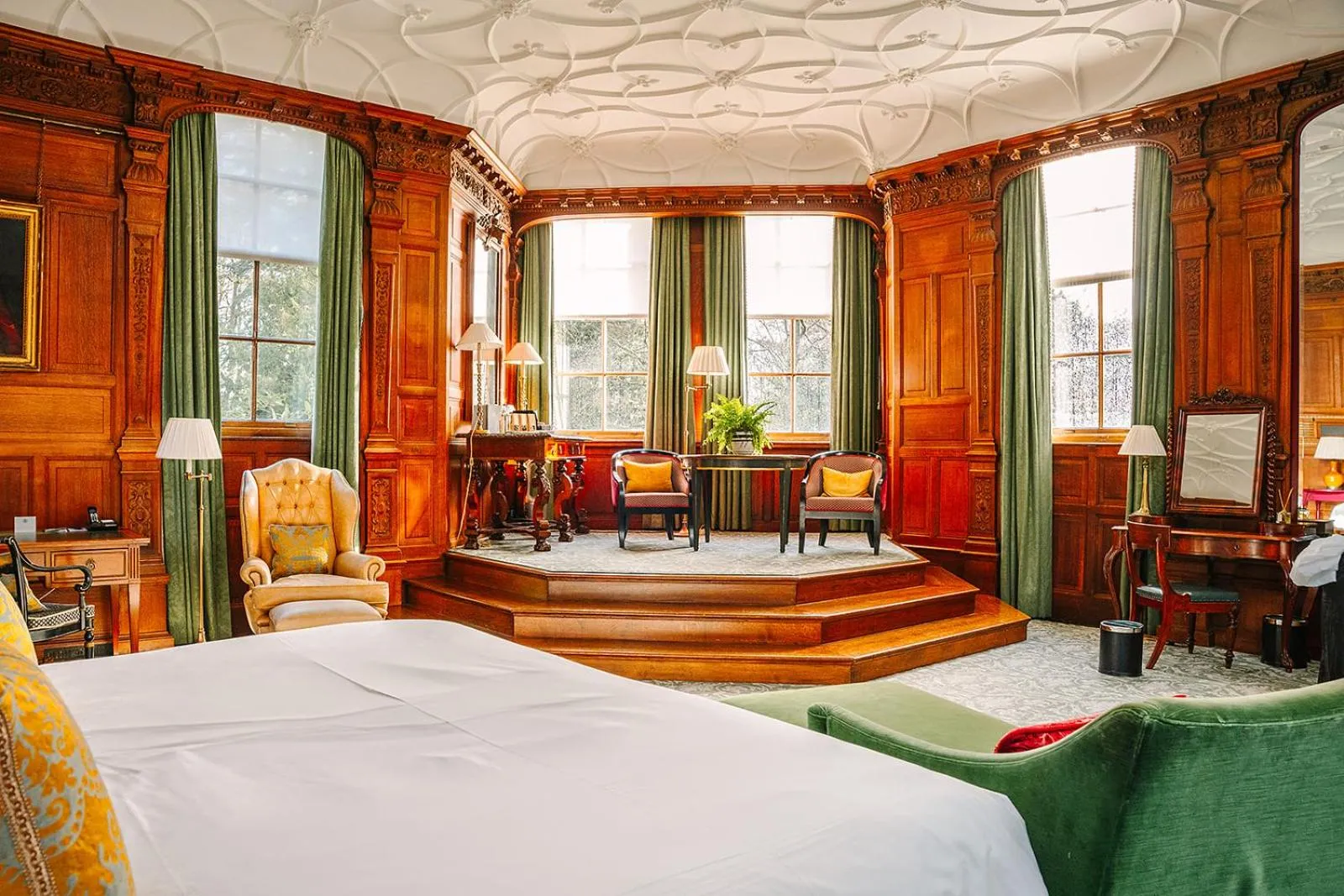 Bed in Cliveden House - an Iconic Luxury Hotel