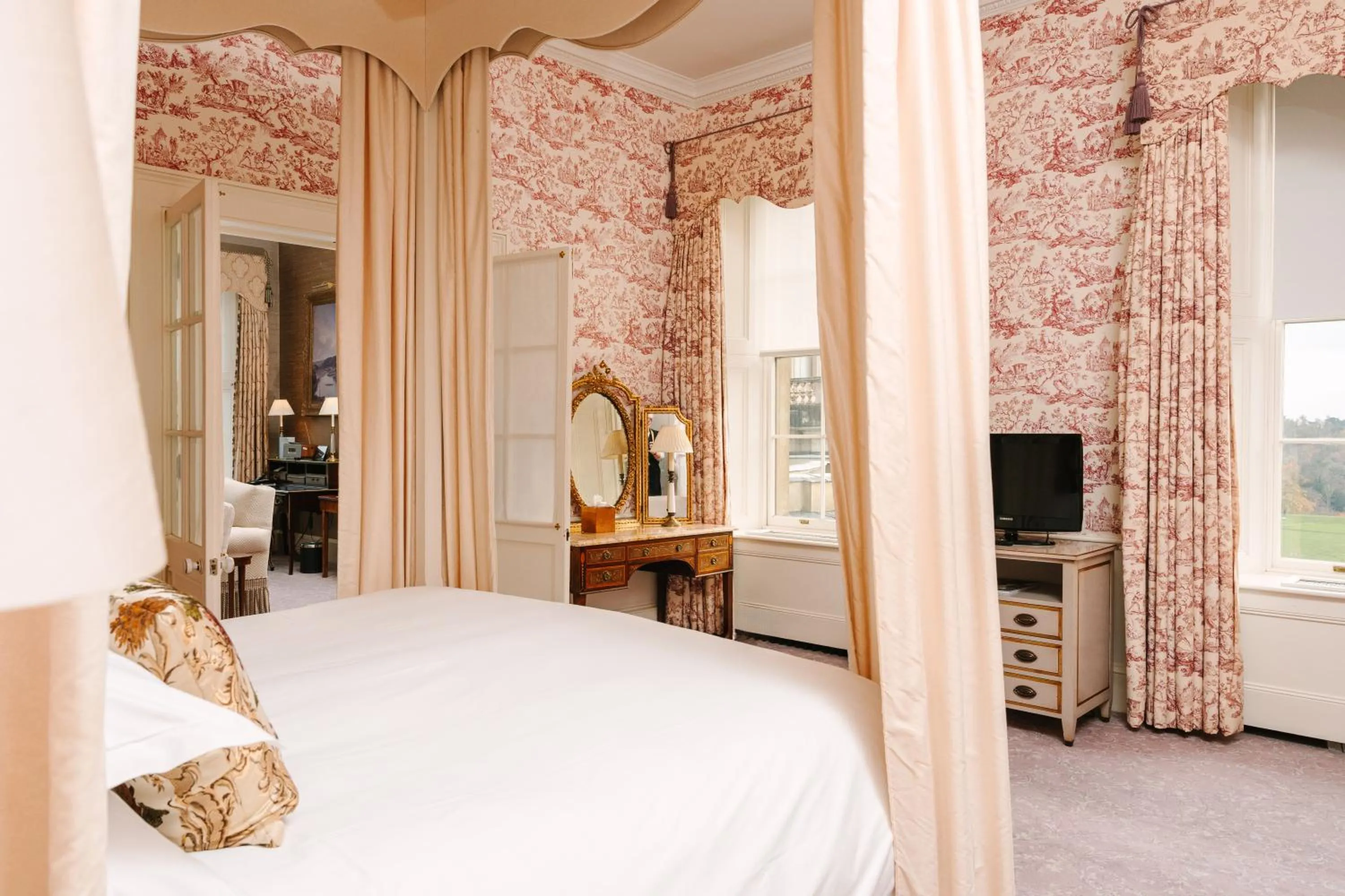 Bed in Cliveden House - an Iconic Luxury Hotel